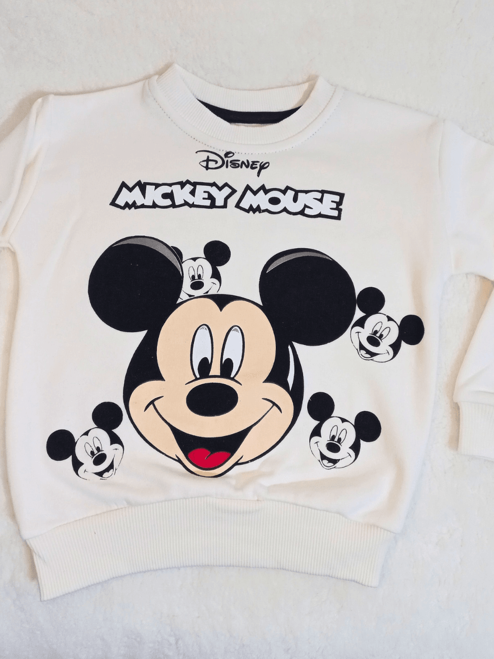 Mickey Mouse baskılı sweat