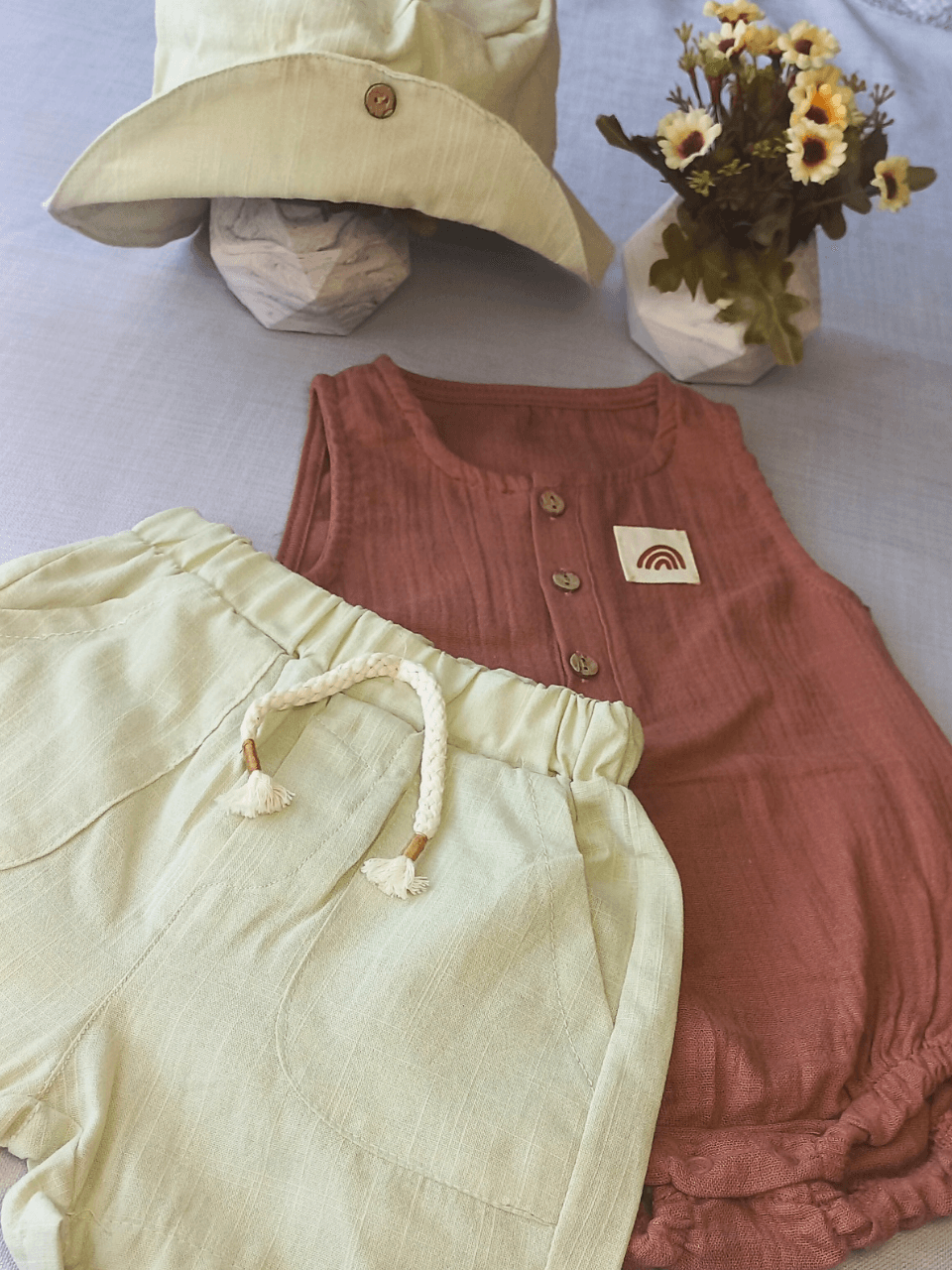 Şapkalı Çıtçıt Badili 3'lü Takım (Unisex)