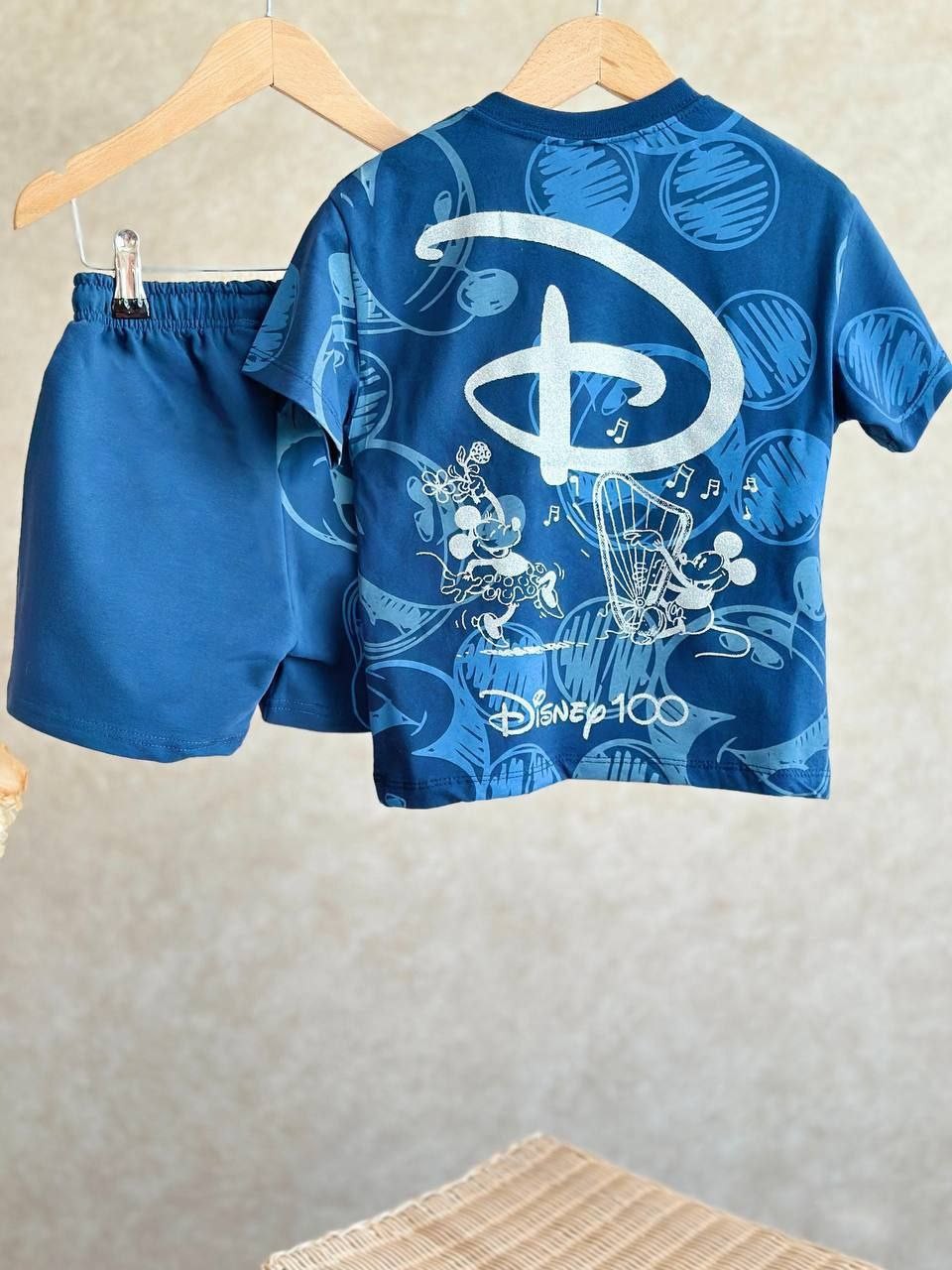 Lacivert Yazı Detaylı Orjinal Takım (unisex)