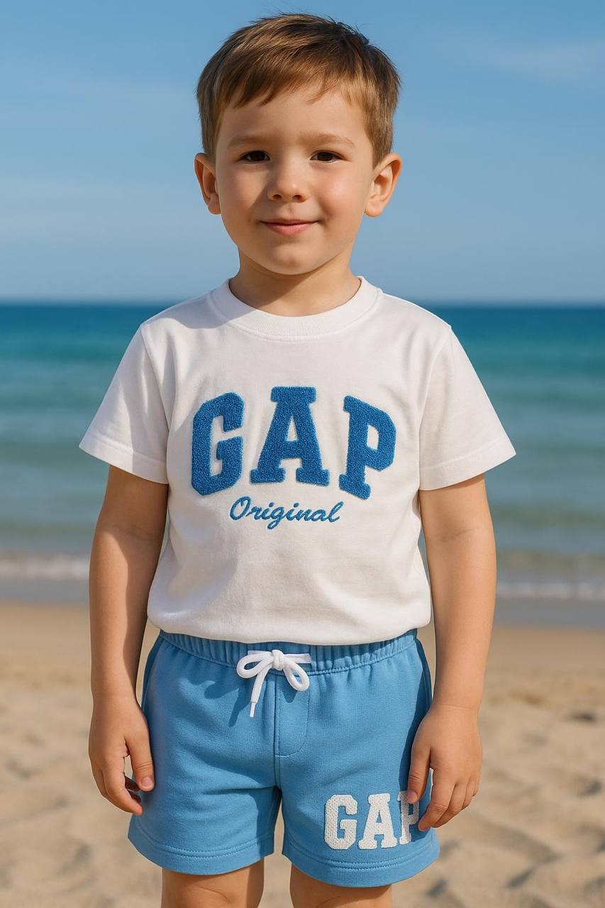Mavi Şortlu Gap Takım (Unisex)