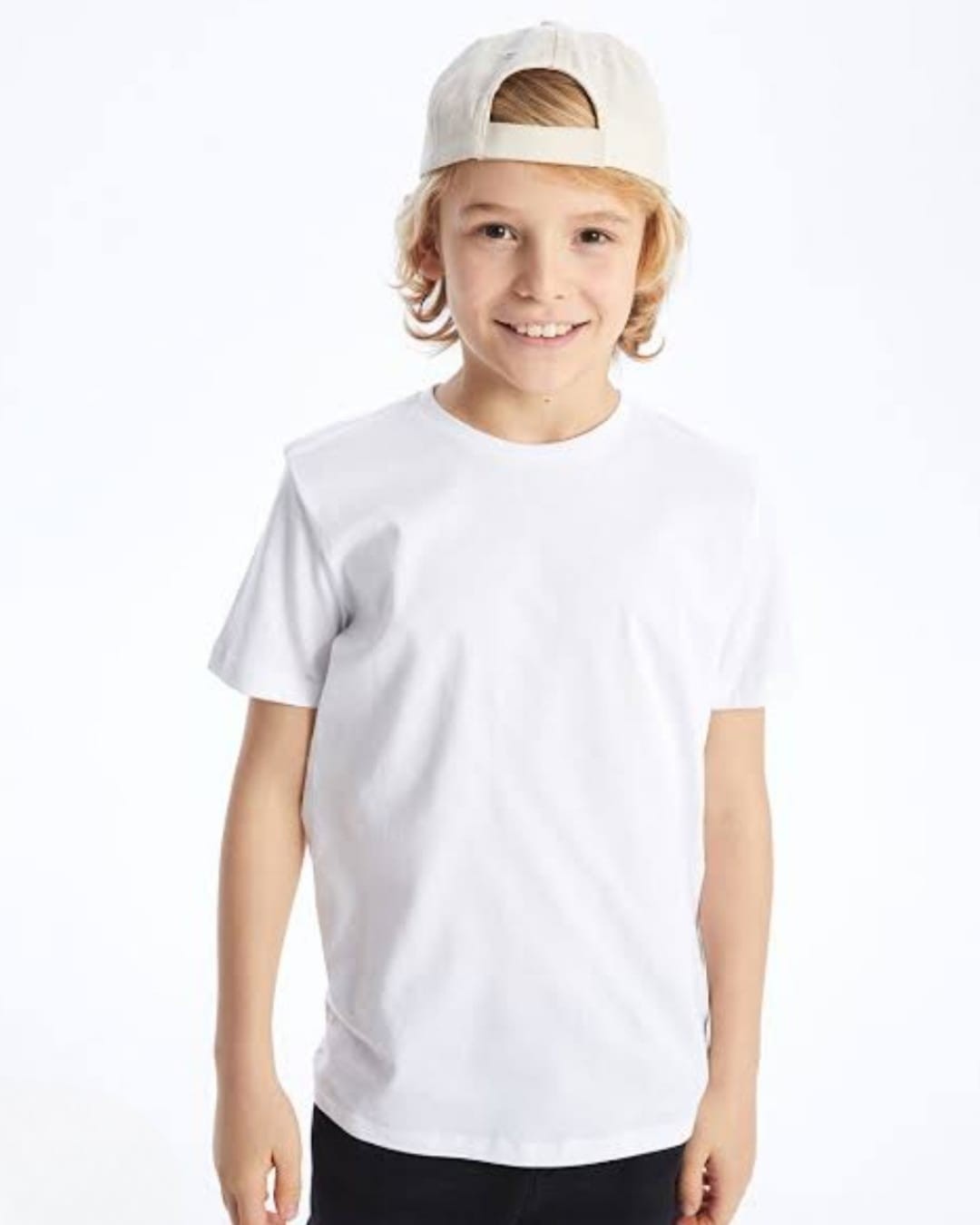 Beyaz Basıc Tişört (Unisex)