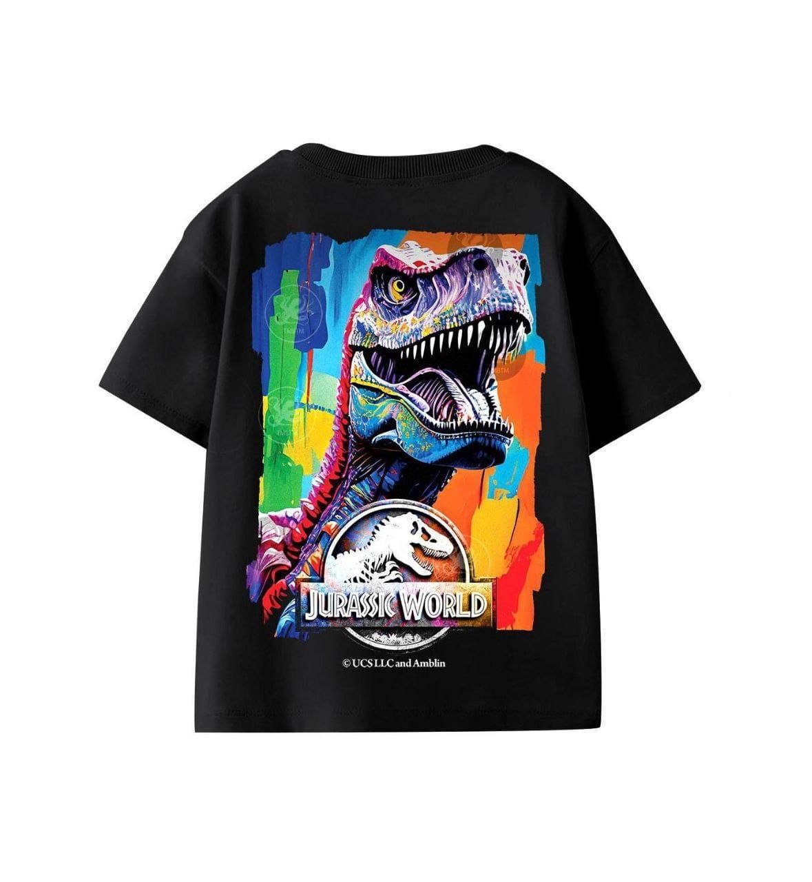 Karakter Baskılı Jurassic Park Tişört