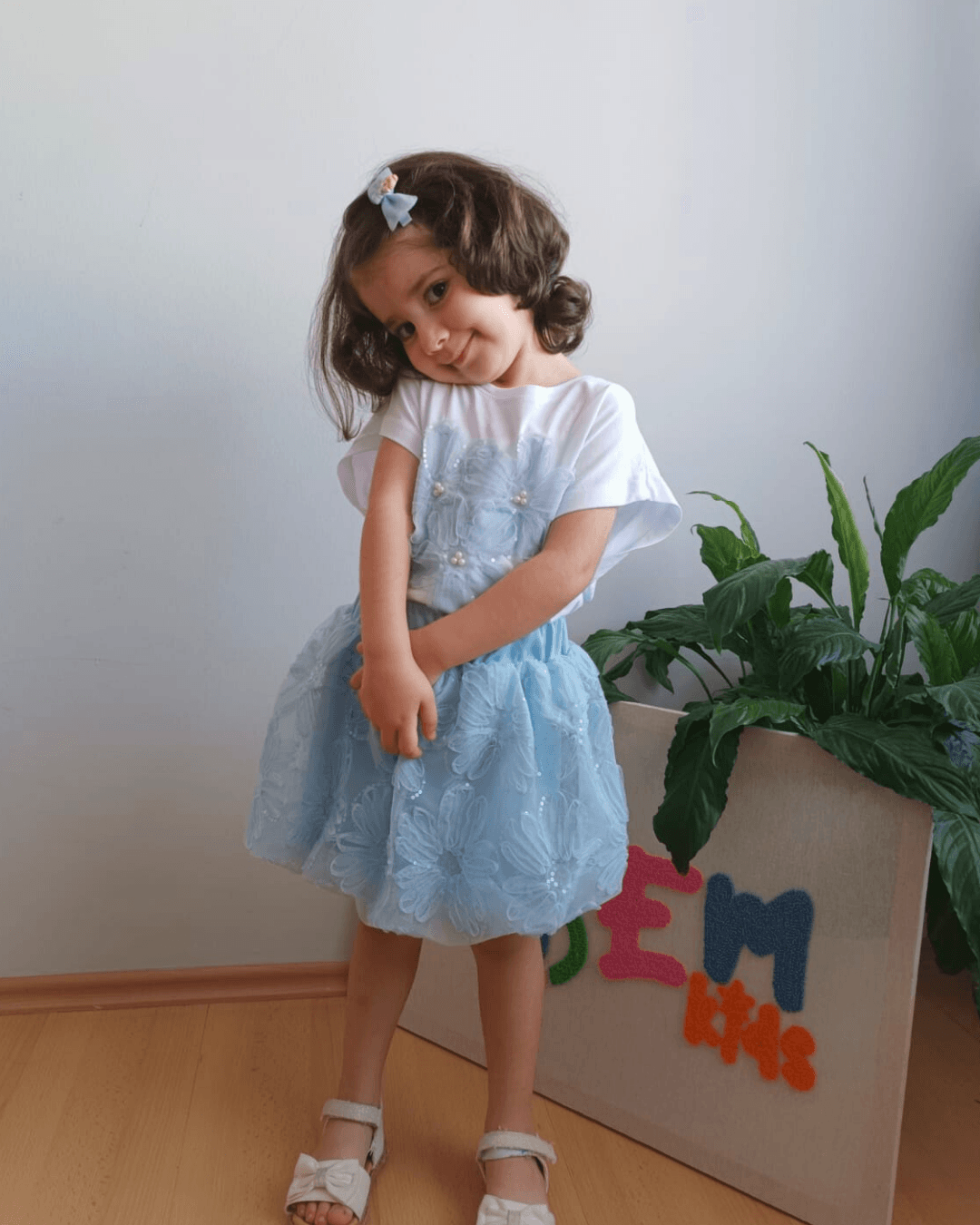 Mavi Balon Etekli Takım