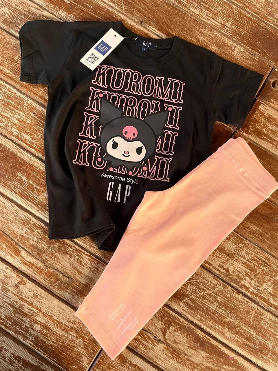 Kuromi Baskılı Taytlı Marka Takım 
