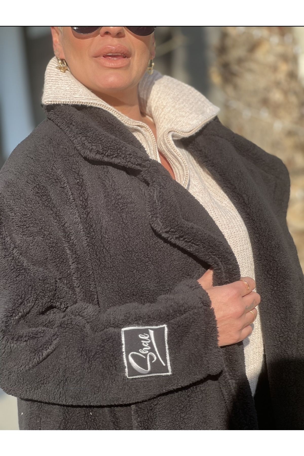 Unisex Peluş Shal Kaban