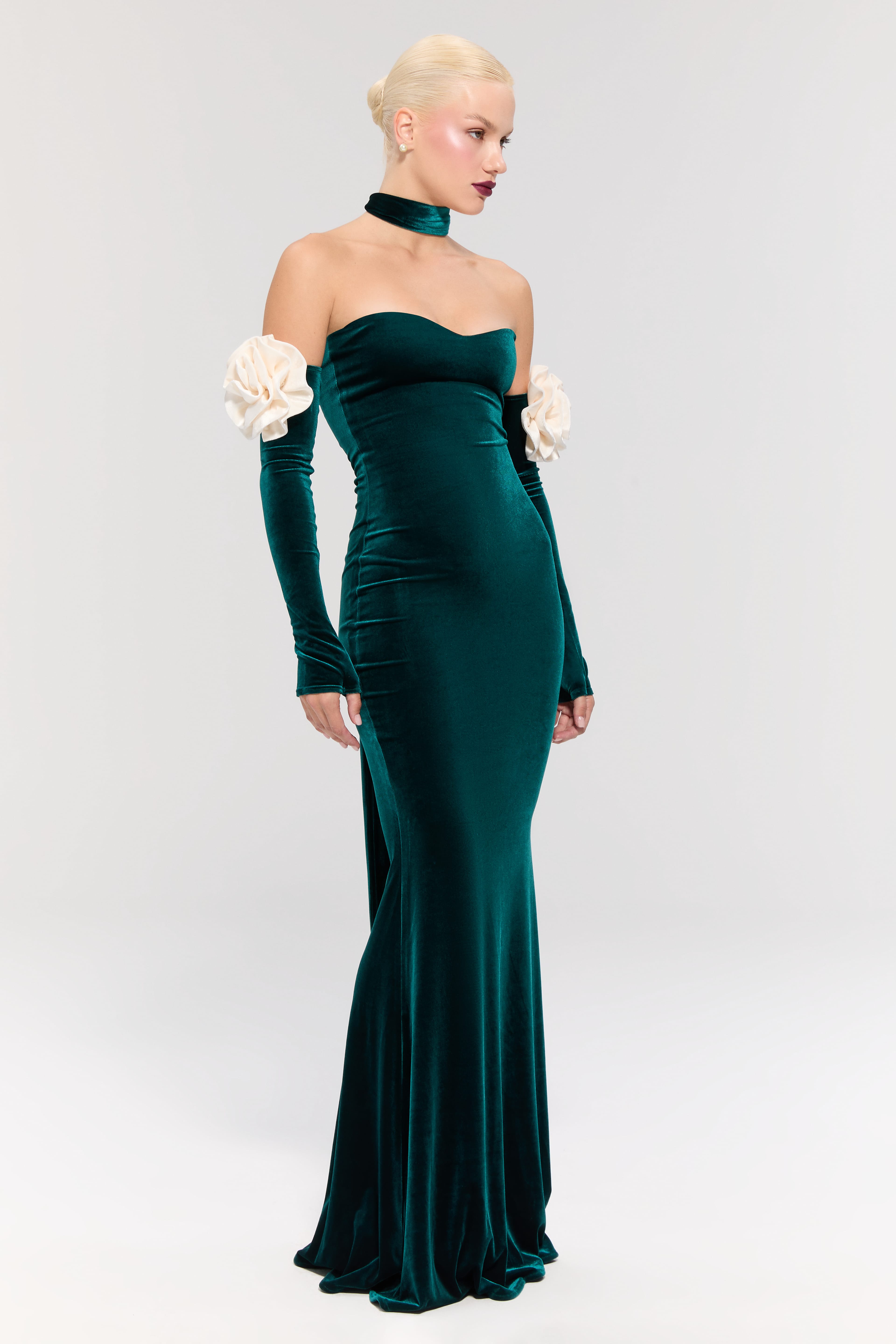 Versailles Rose Green Gown