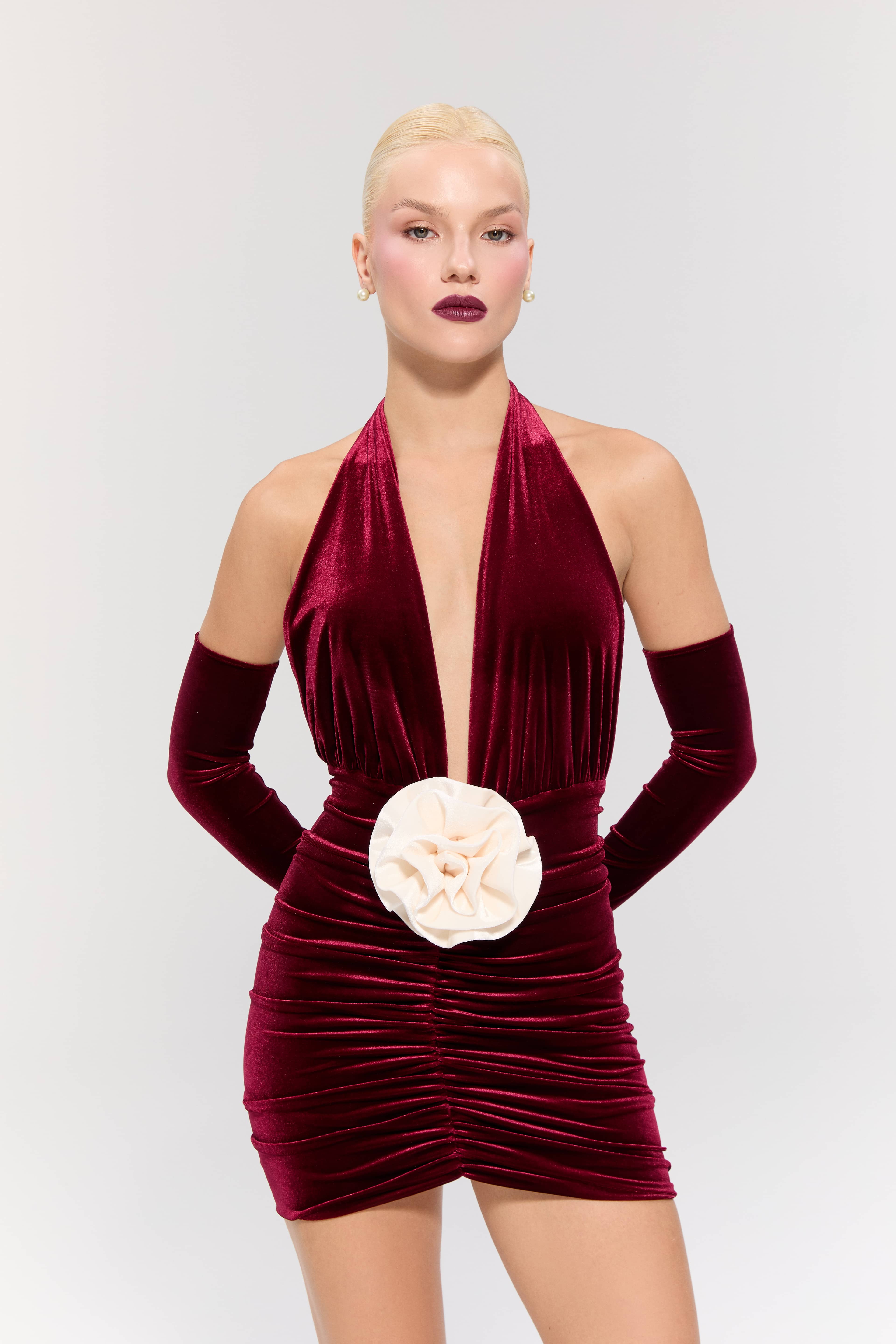 Mirabell Red Mini Dress