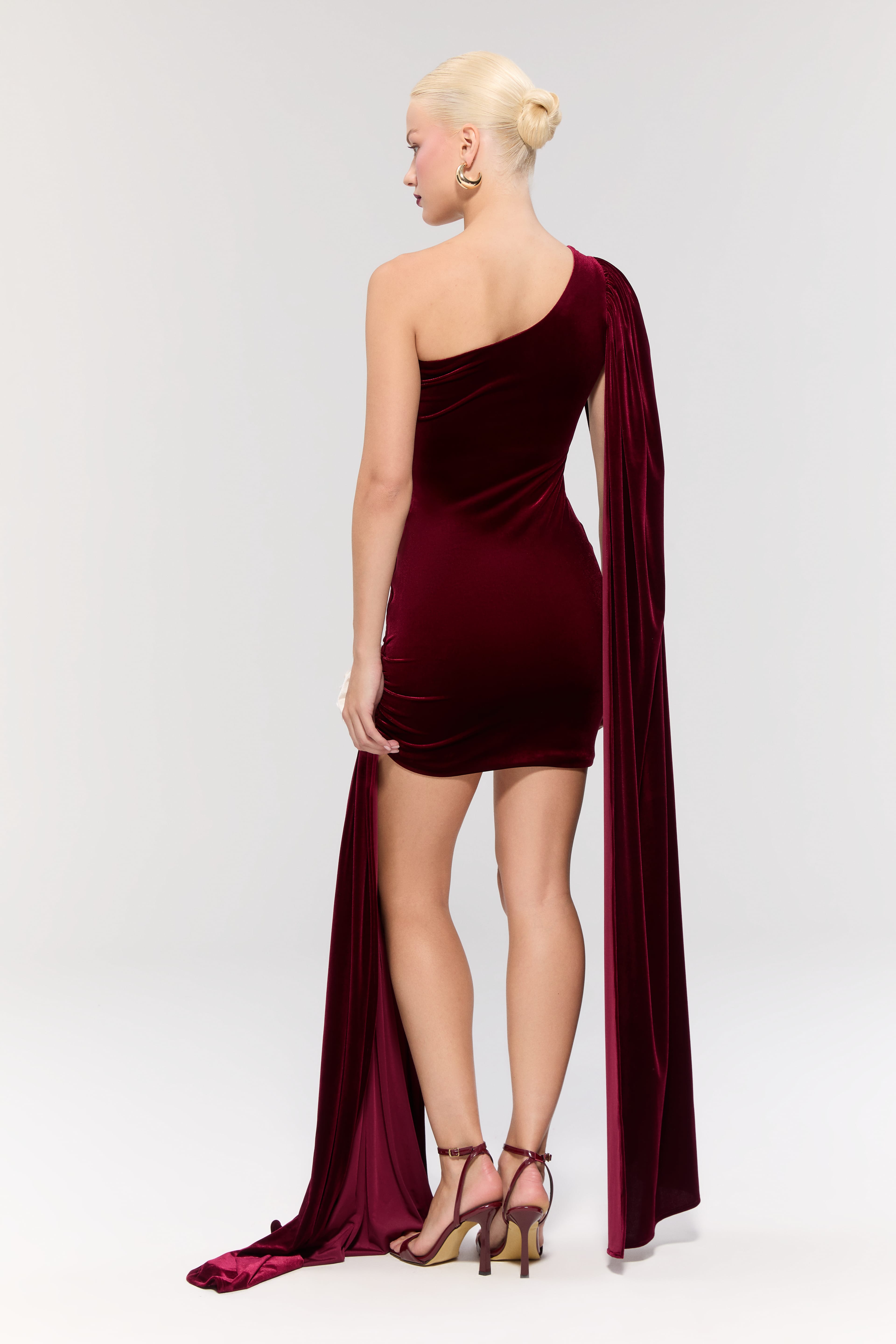 Empress Burgundy Dress
