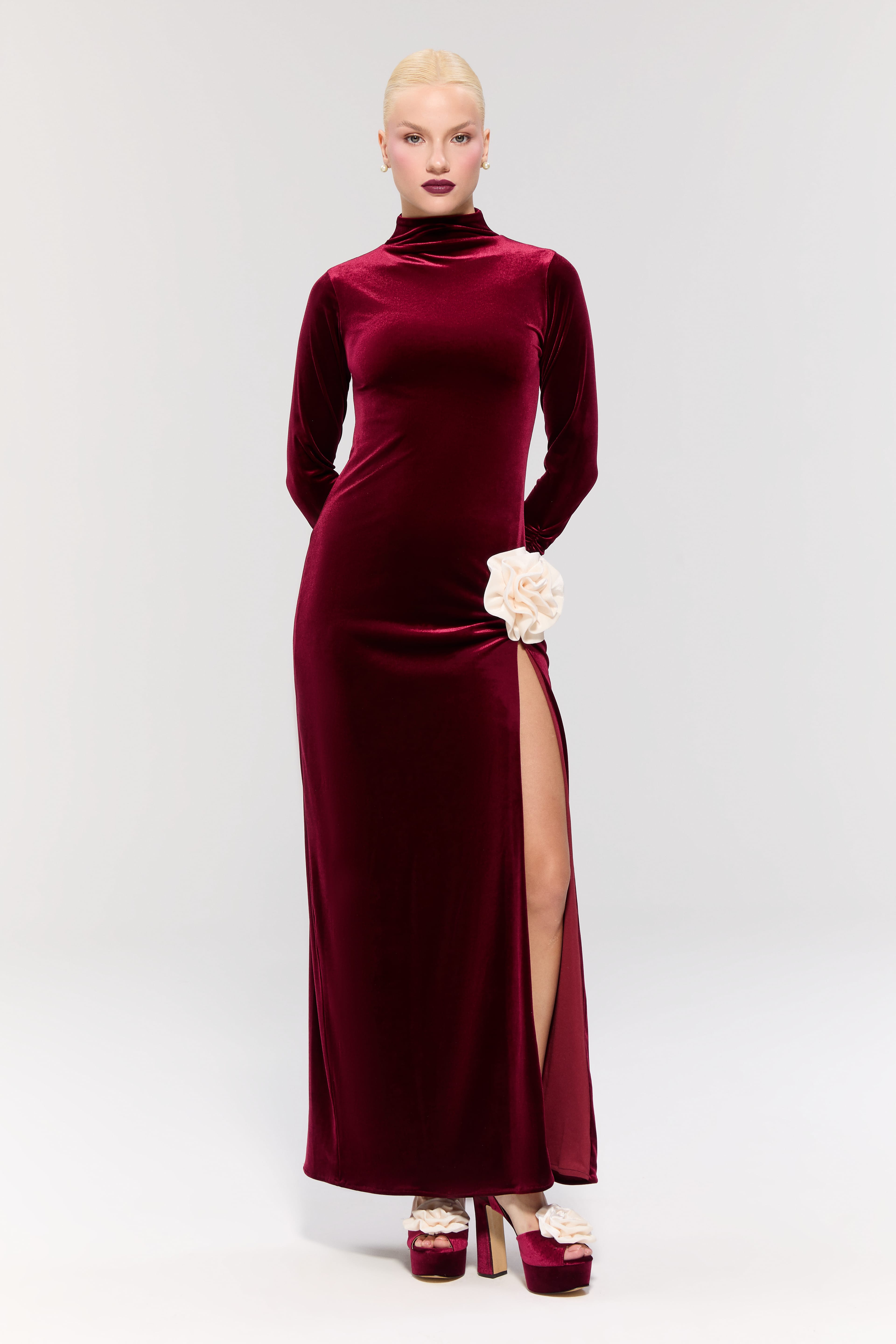 Queen’s Chamber Burgundy Dress