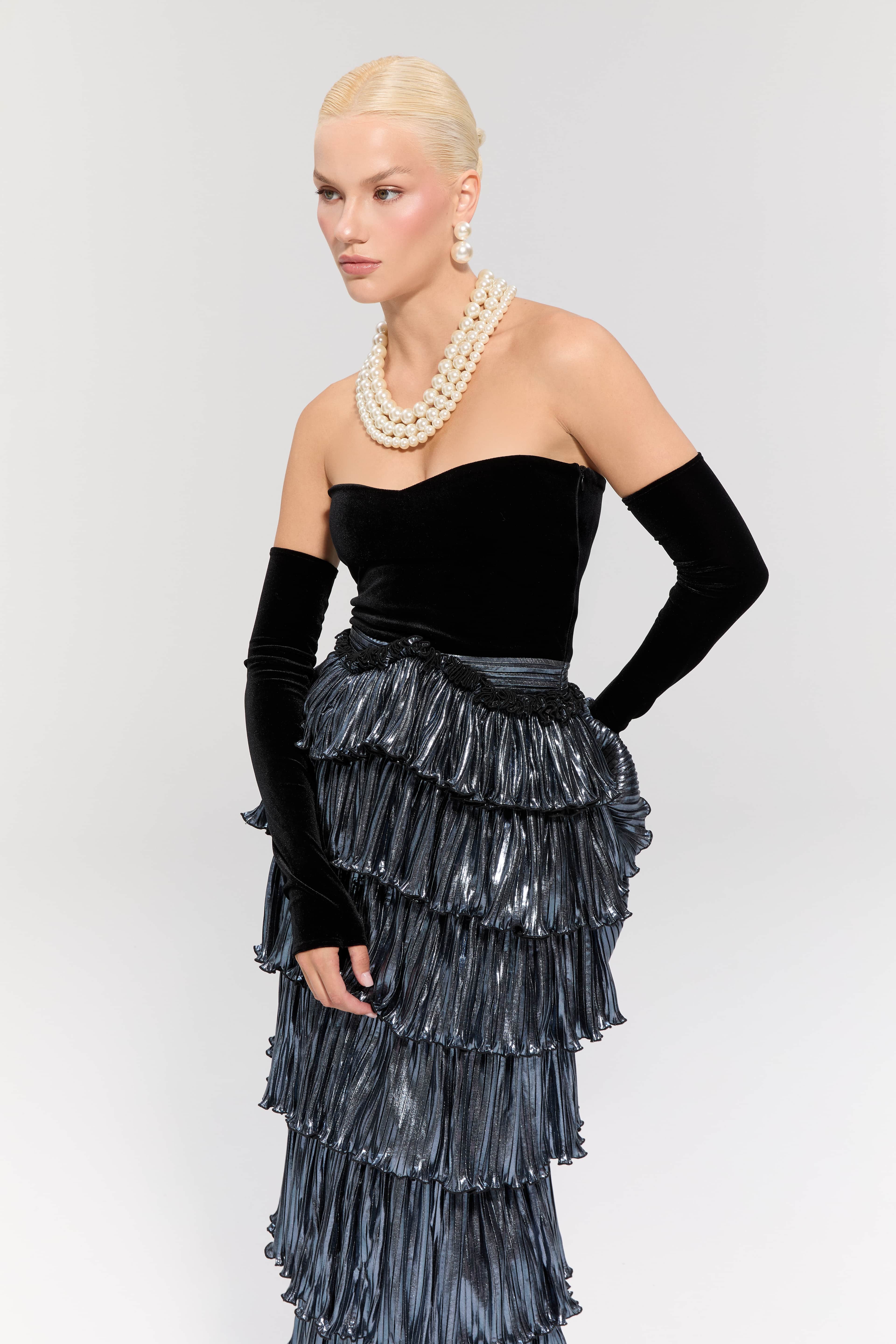 Sapphire Versailles Gown