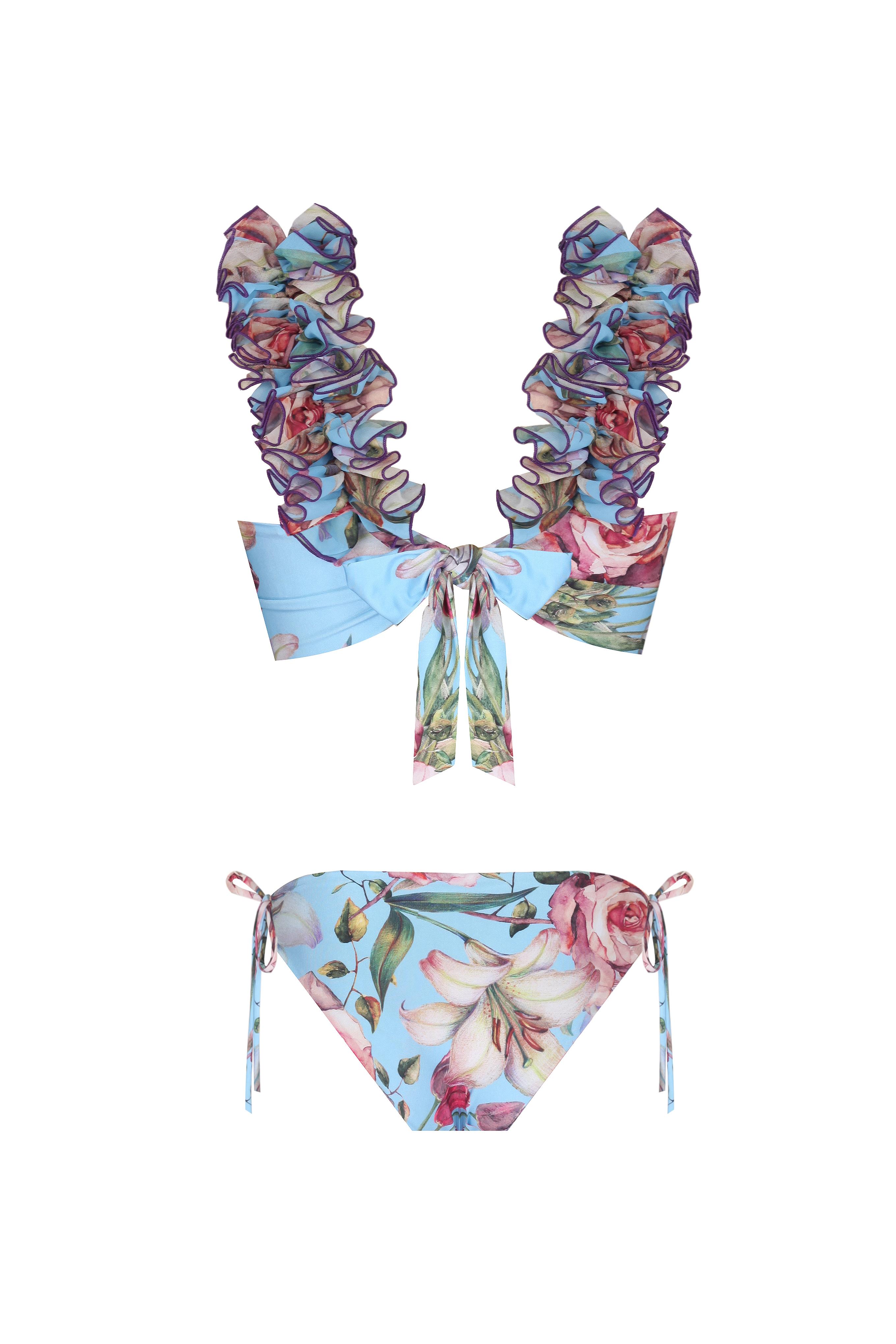 Lily Blu Short Waist Bikini Set
