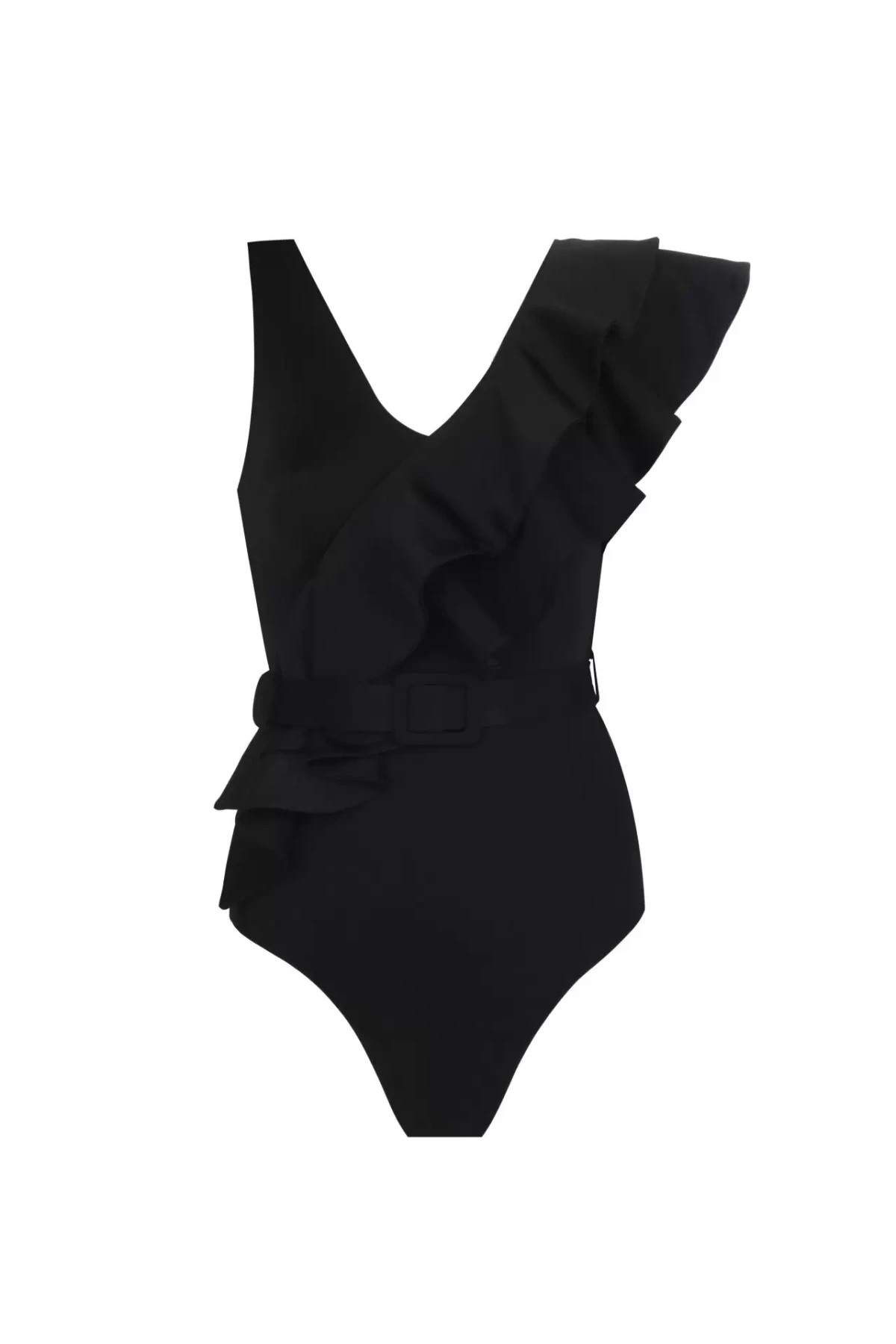 Lilac Black Swimsuit