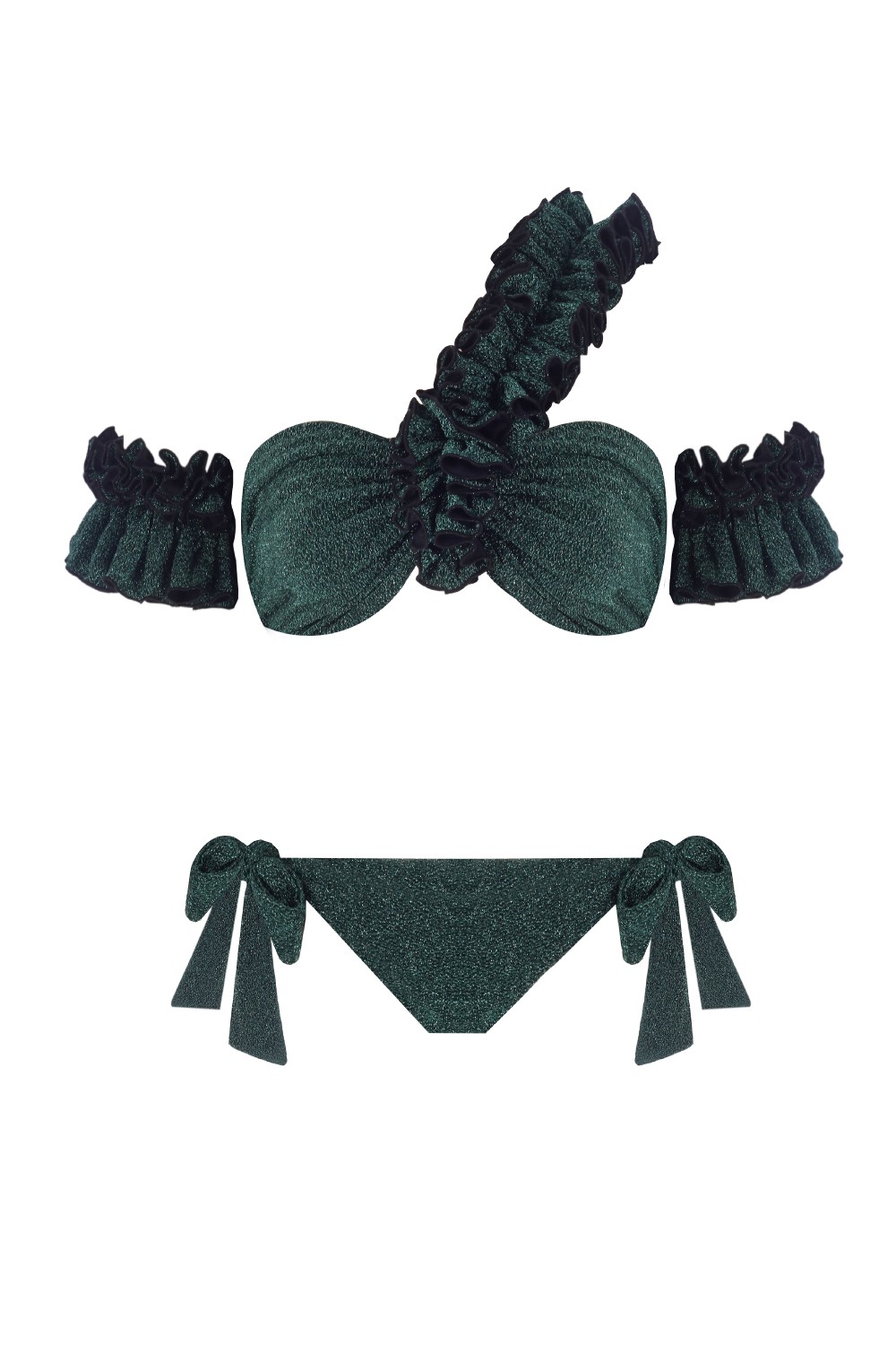 Lilou Sparkle Green Bikini