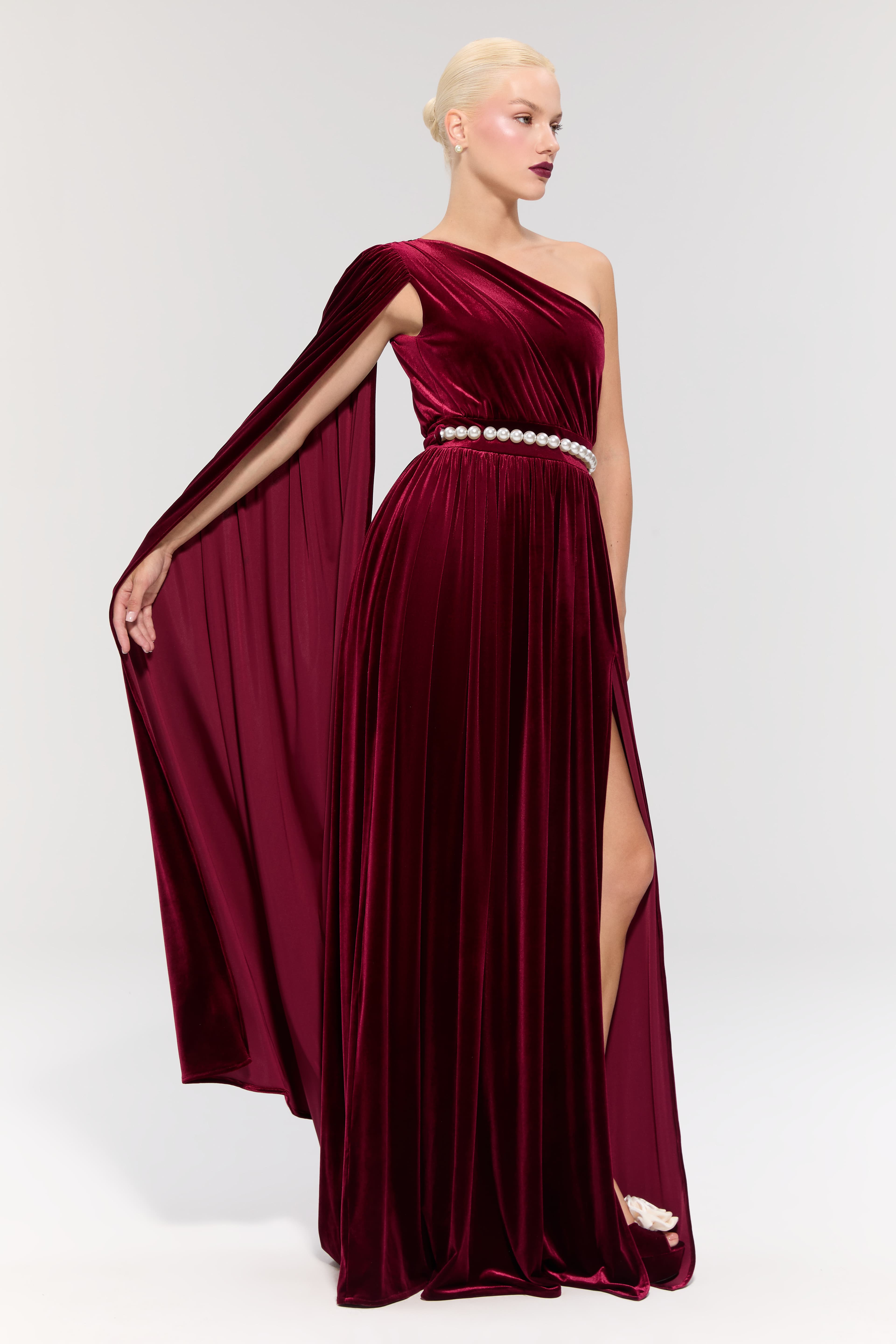 Baglioni Burgundy Gown