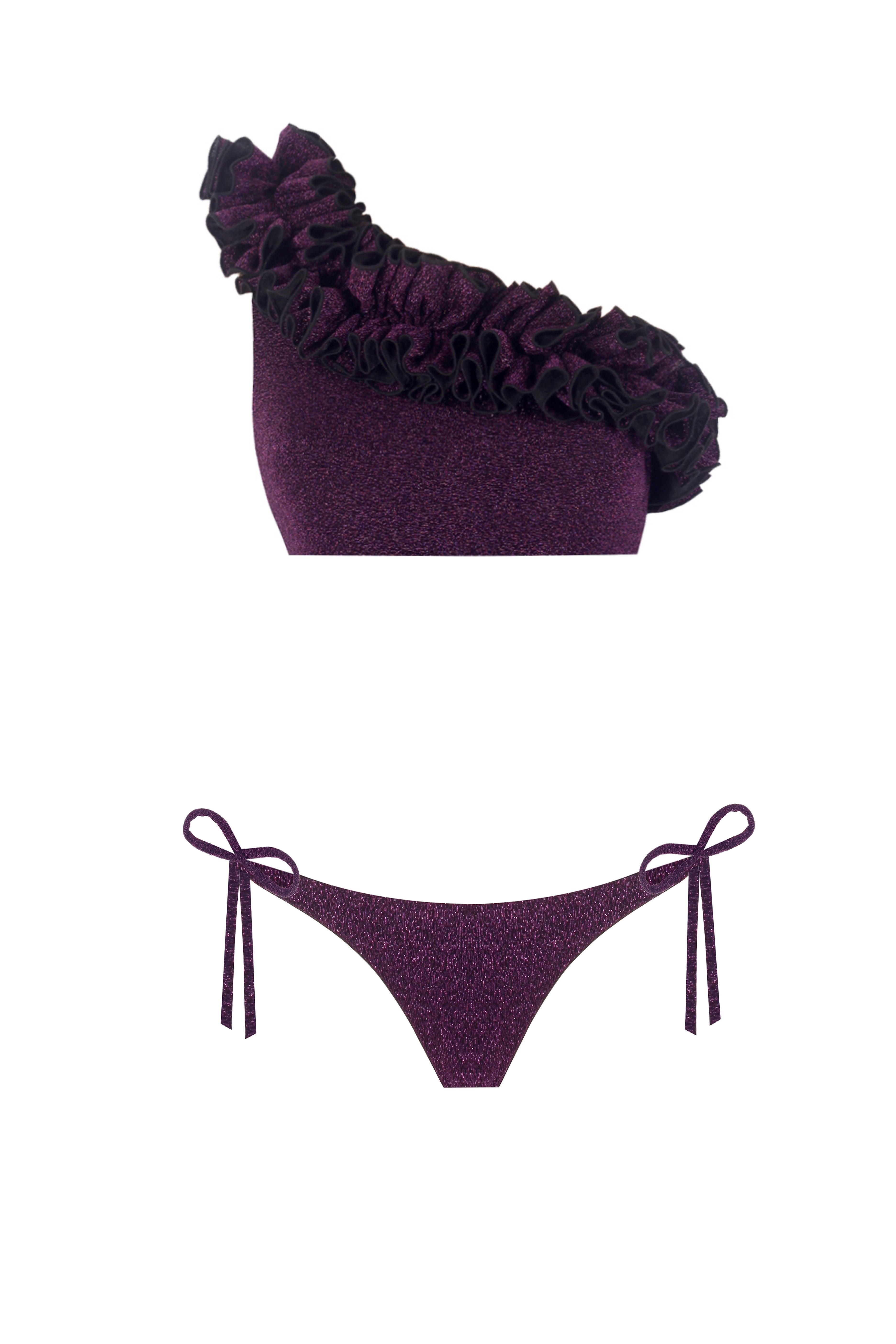 Sun Alexis Sparkle Purple Bikini