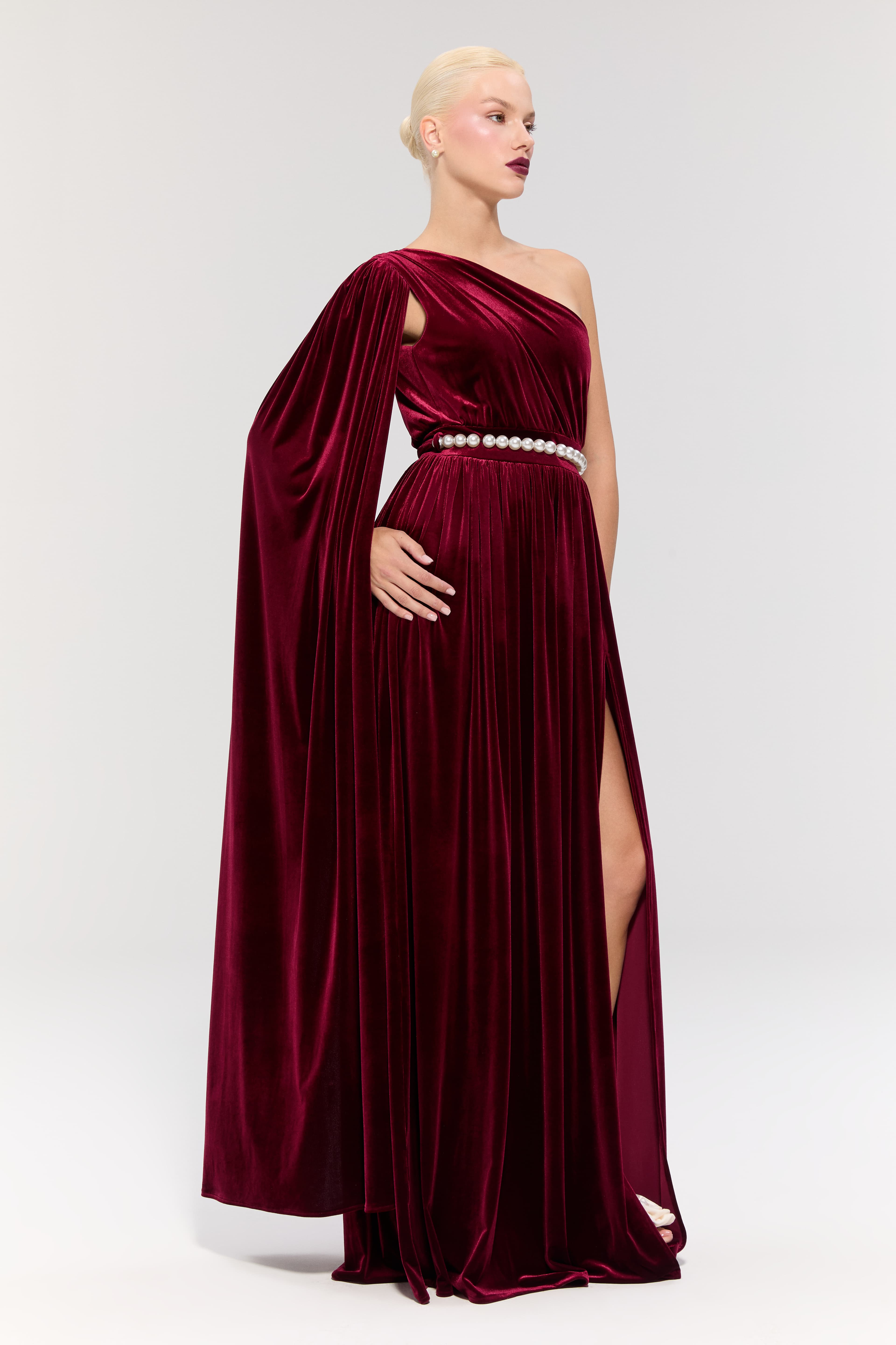 Baglioni Burgundy Gown