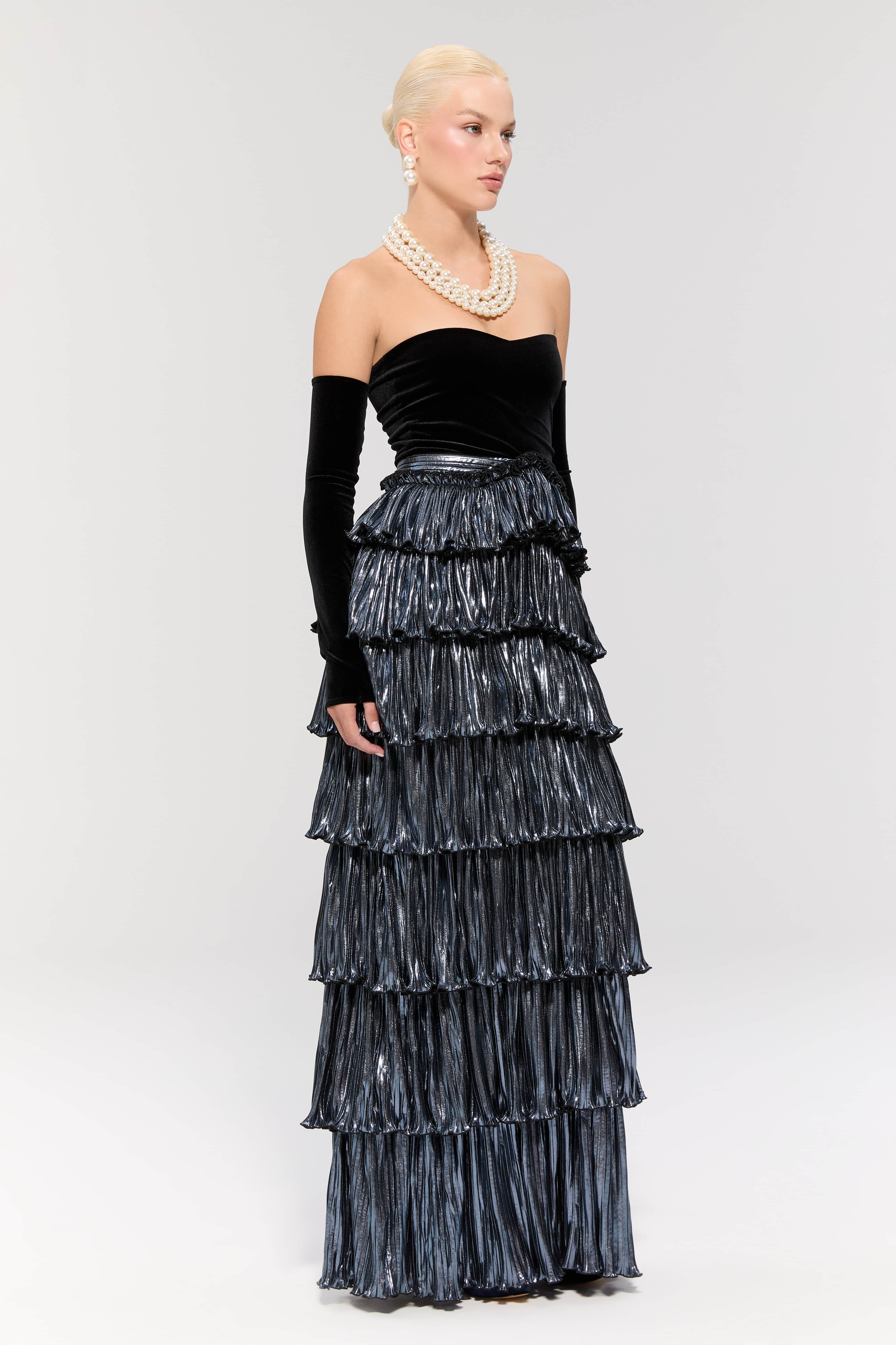Sapphire Versailles Gown