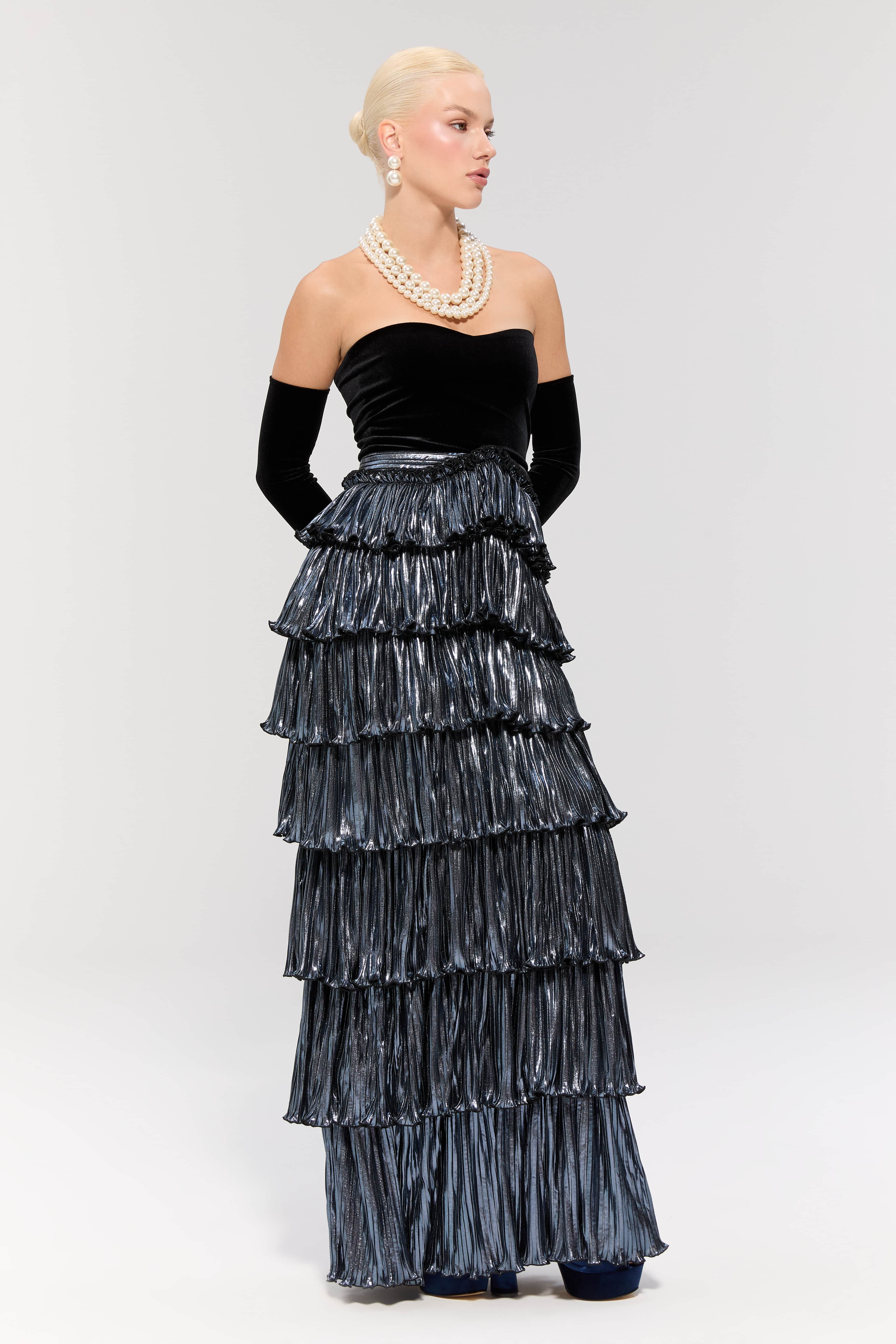 Sapphire Versailles Gown