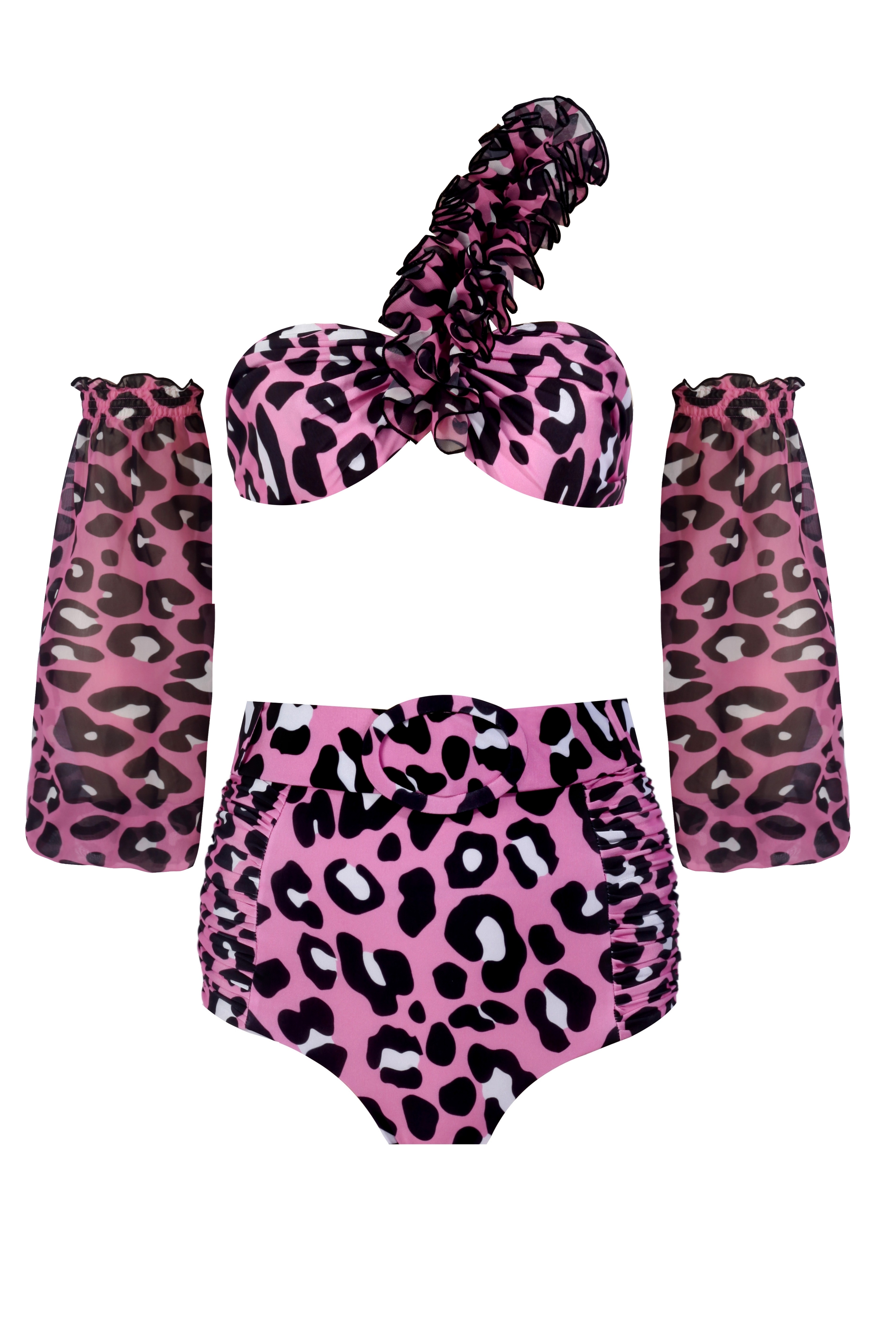 Lilou Pink Leo Bikini Set