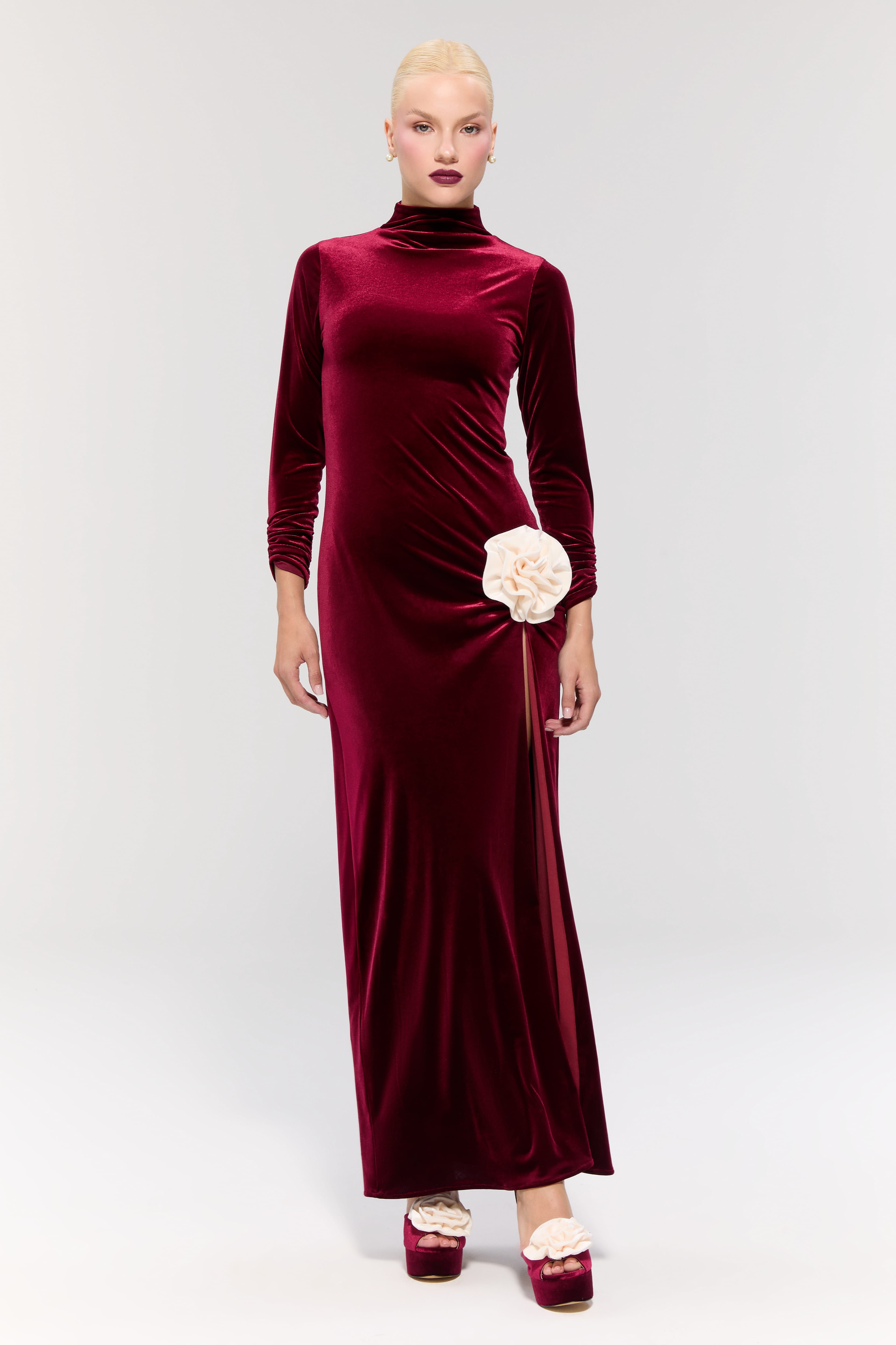 Queen’s Chamber Burgundy Dress
