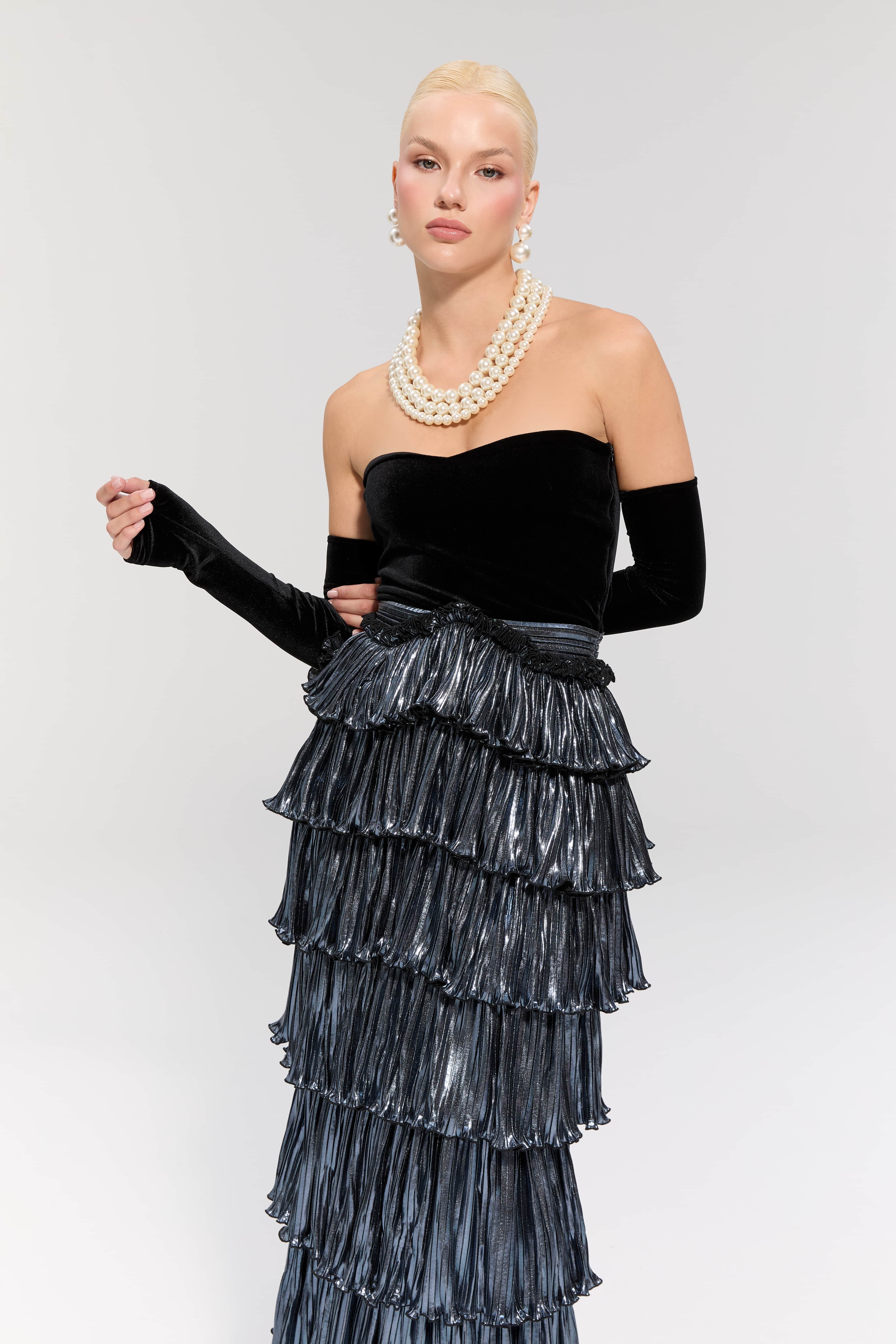 Sapphire Versailles Gown