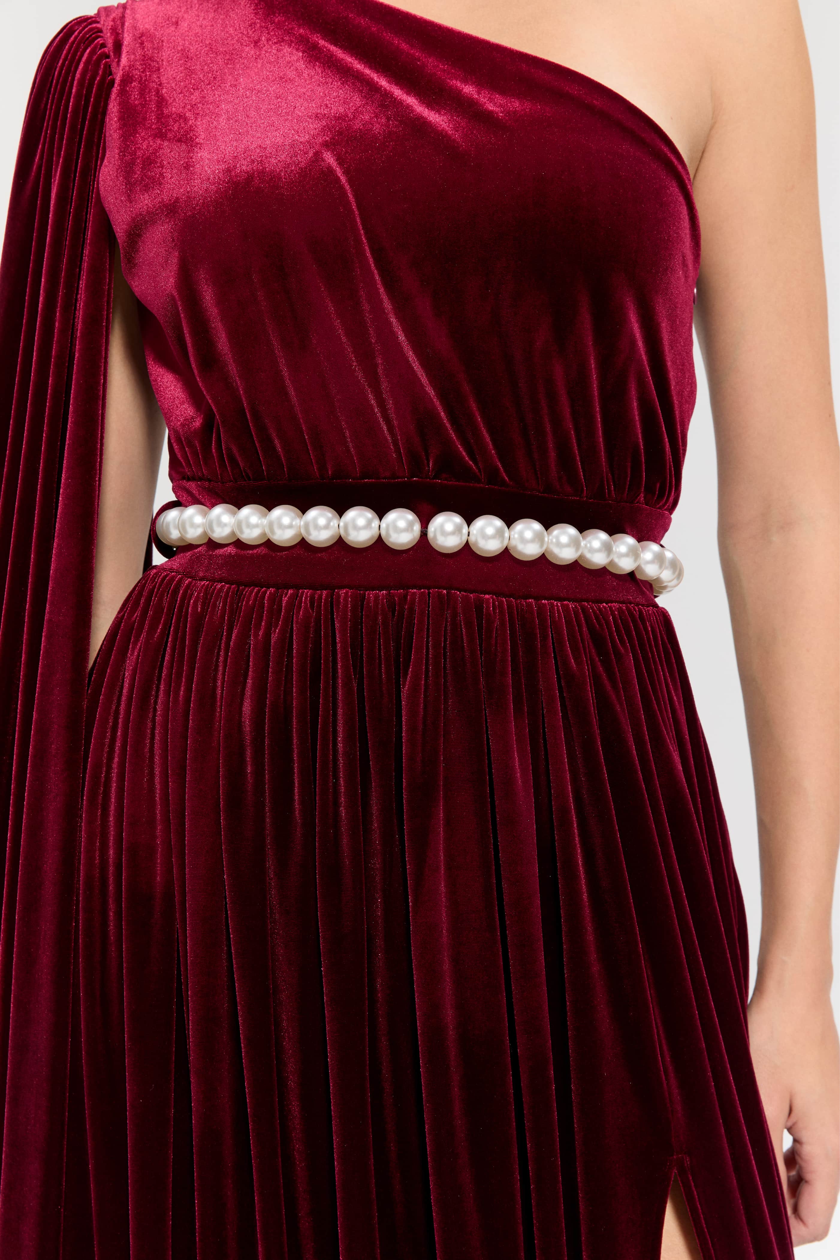 Baglioni Burgundy Gown