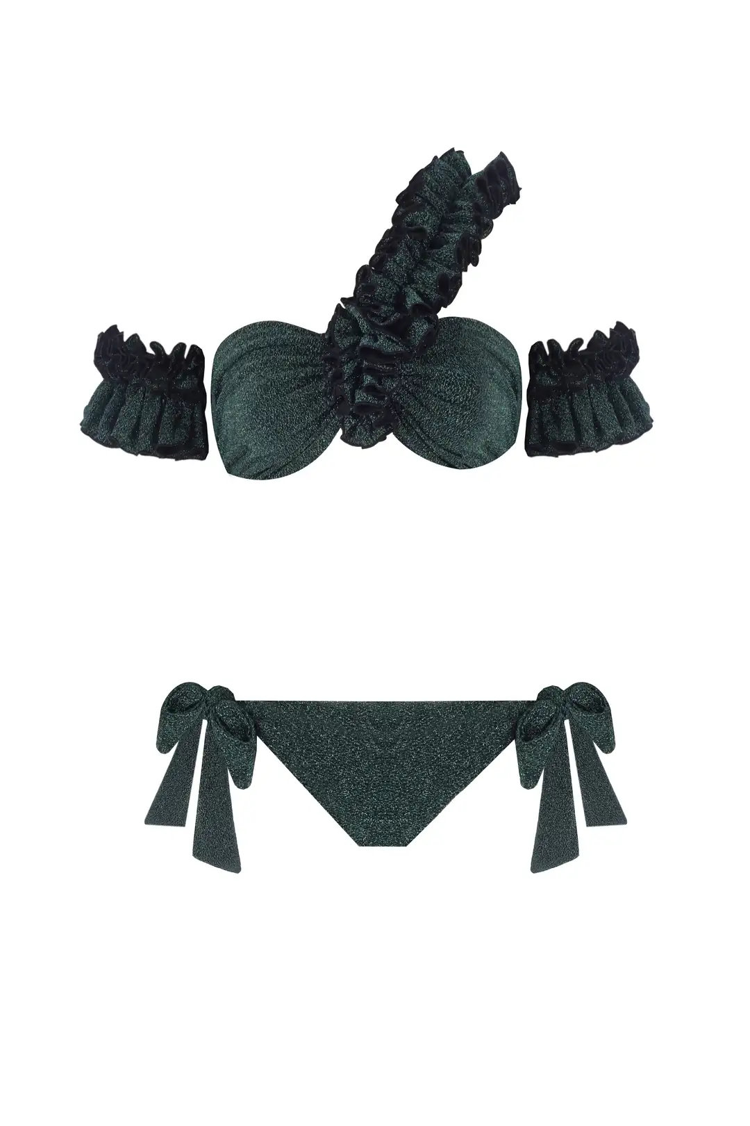 Lilou Sparkle Green Bikini