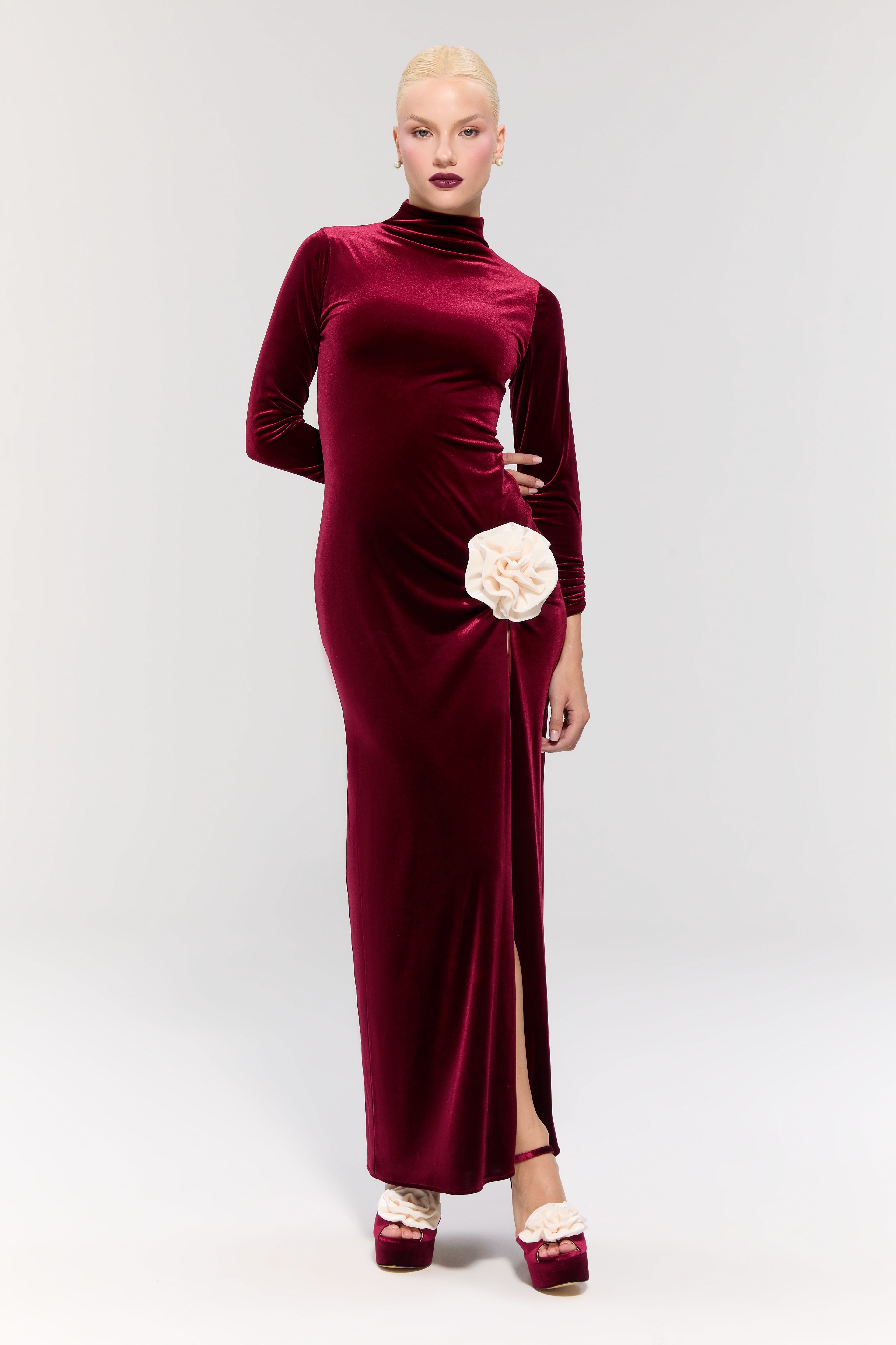 Queen’s Chamber Burgundy Dress