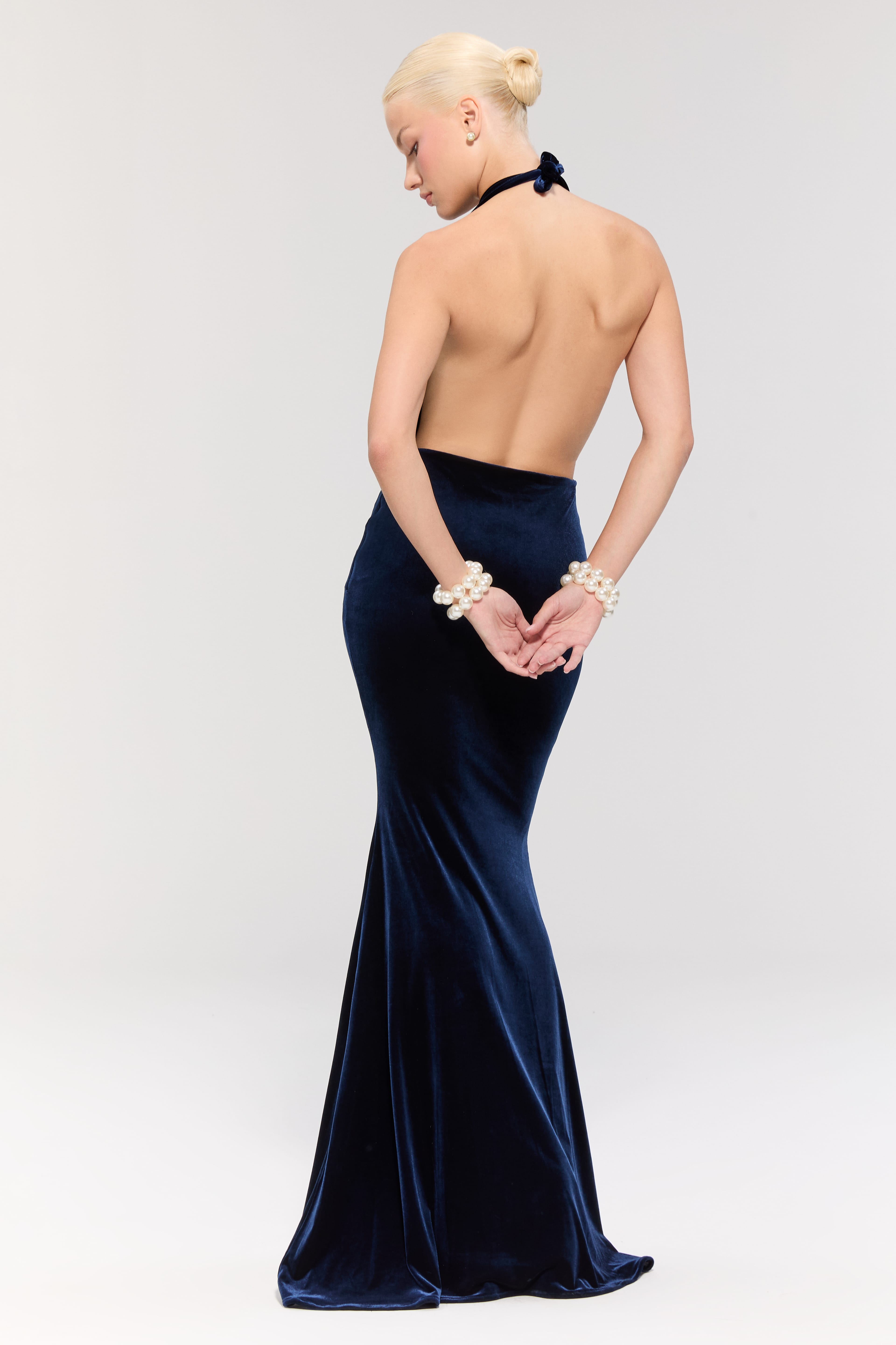 Alhambra Navy Gown