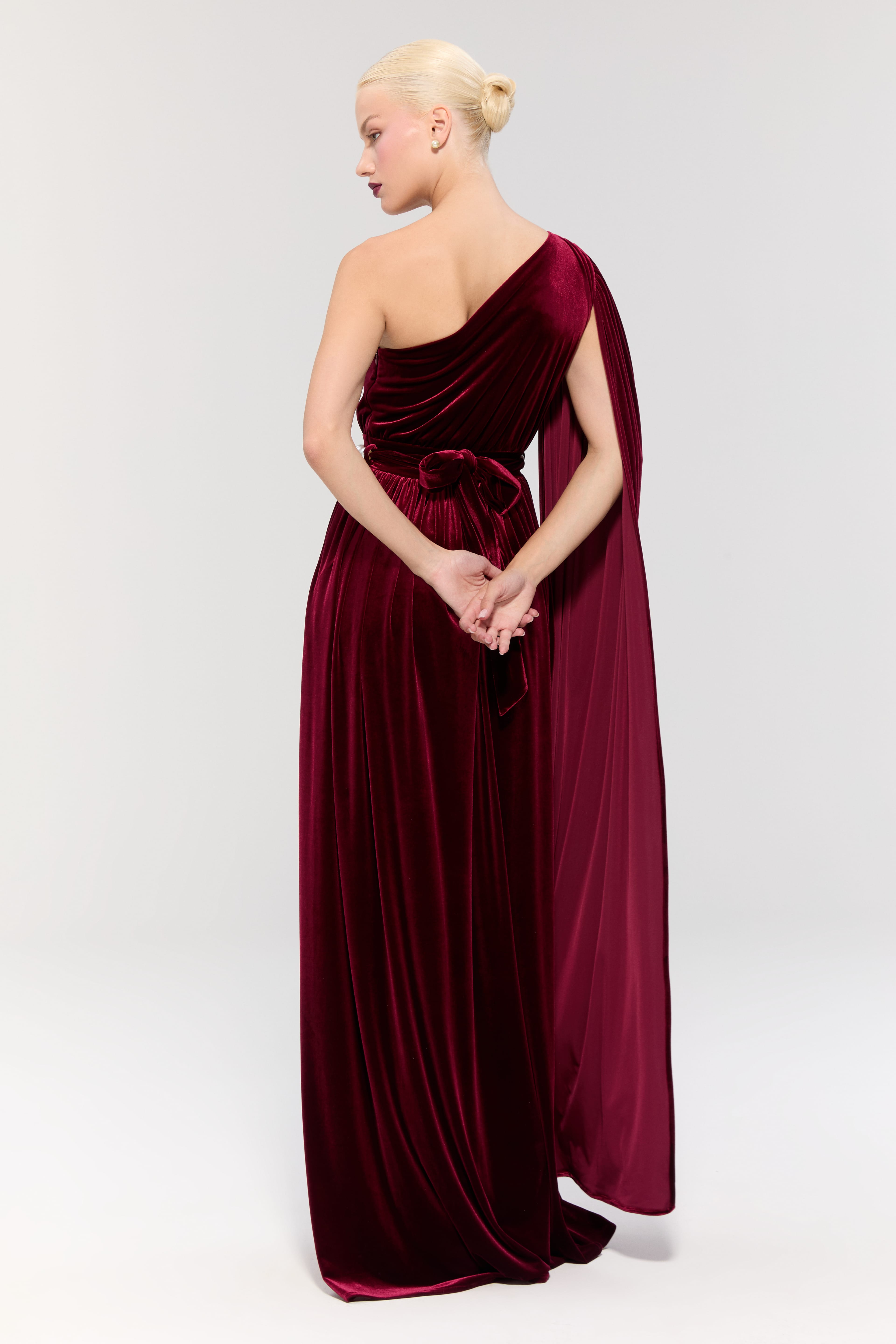 Baglioni Burgundy Gown