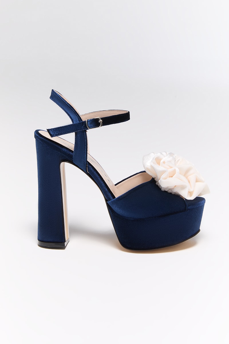 Bloom Navy Heels