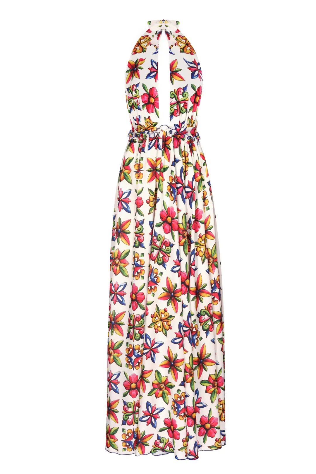 Sicilia Summer Print Dress - Black/Leopard main image 1