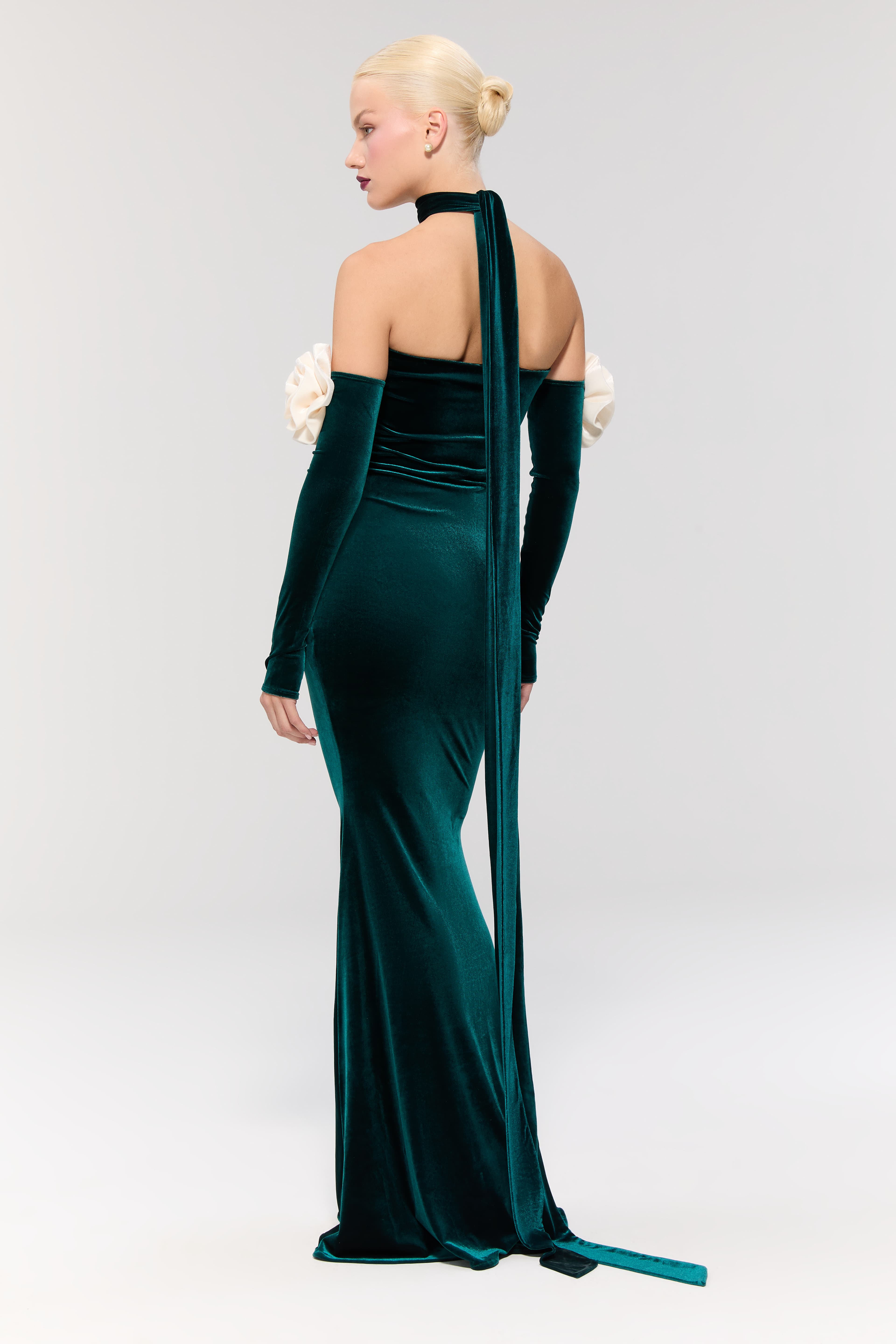 Versailles Rose Green Gown