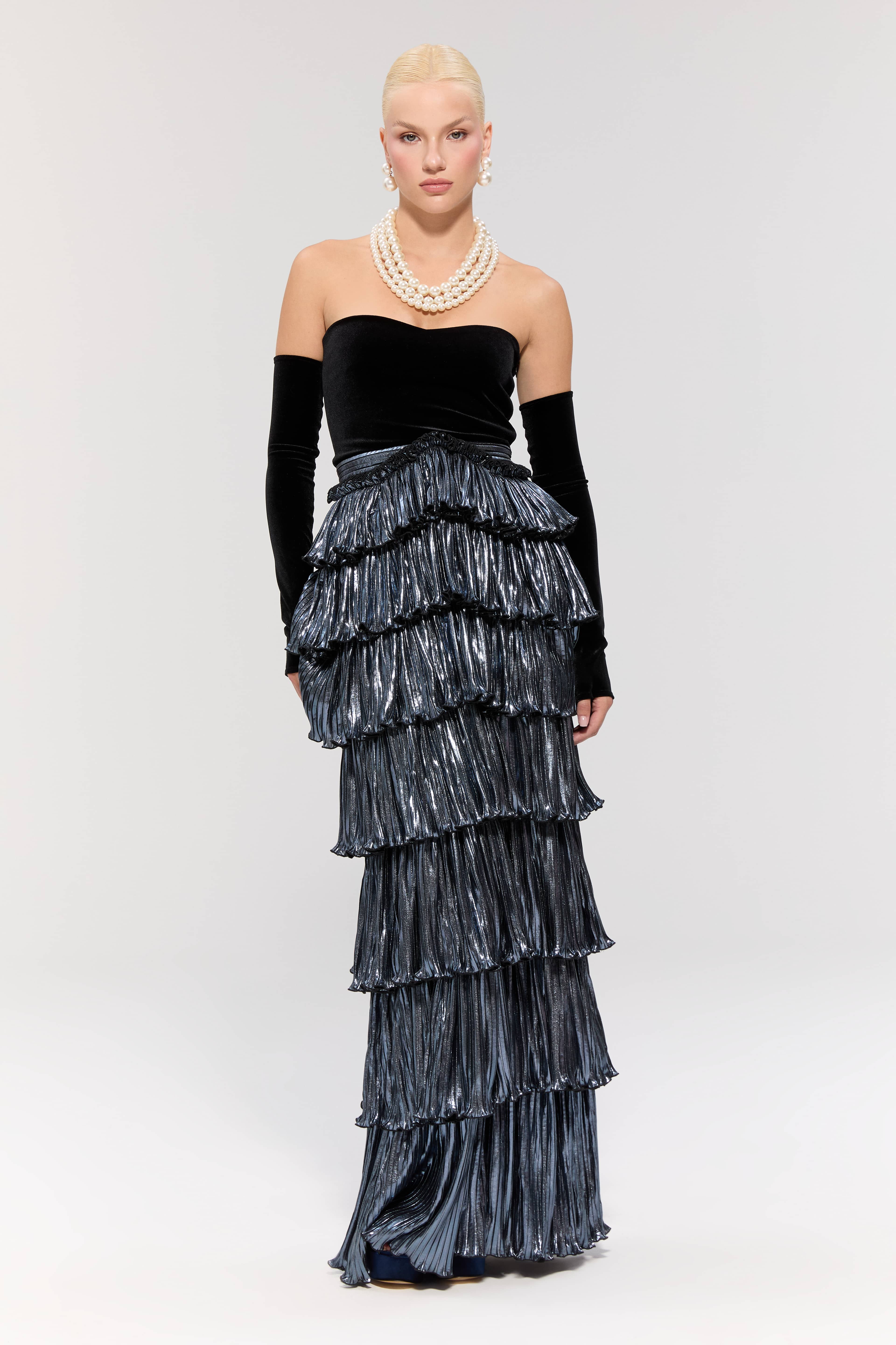 Sapphire Versailles Gown