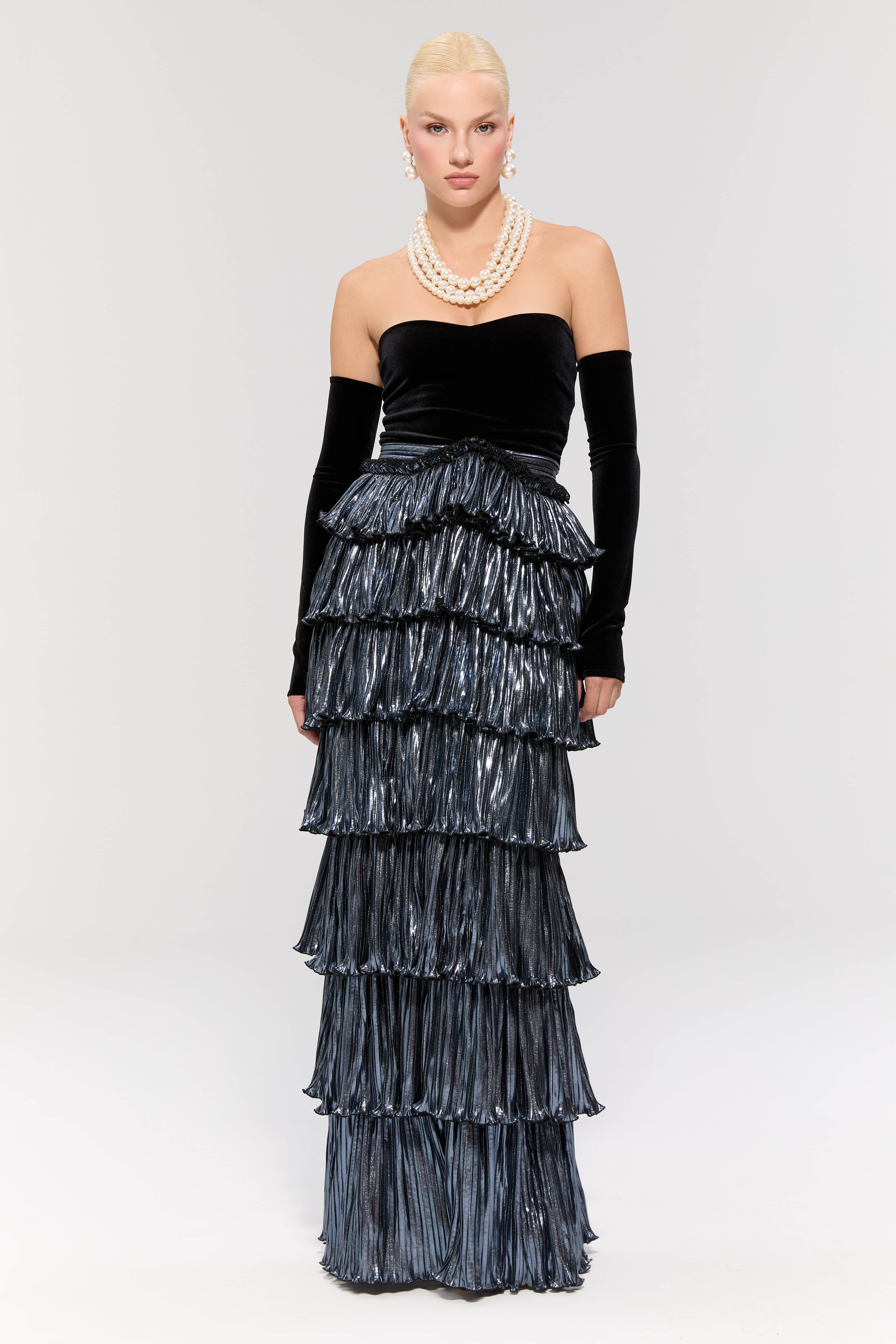 Sapphire Versailles Gown