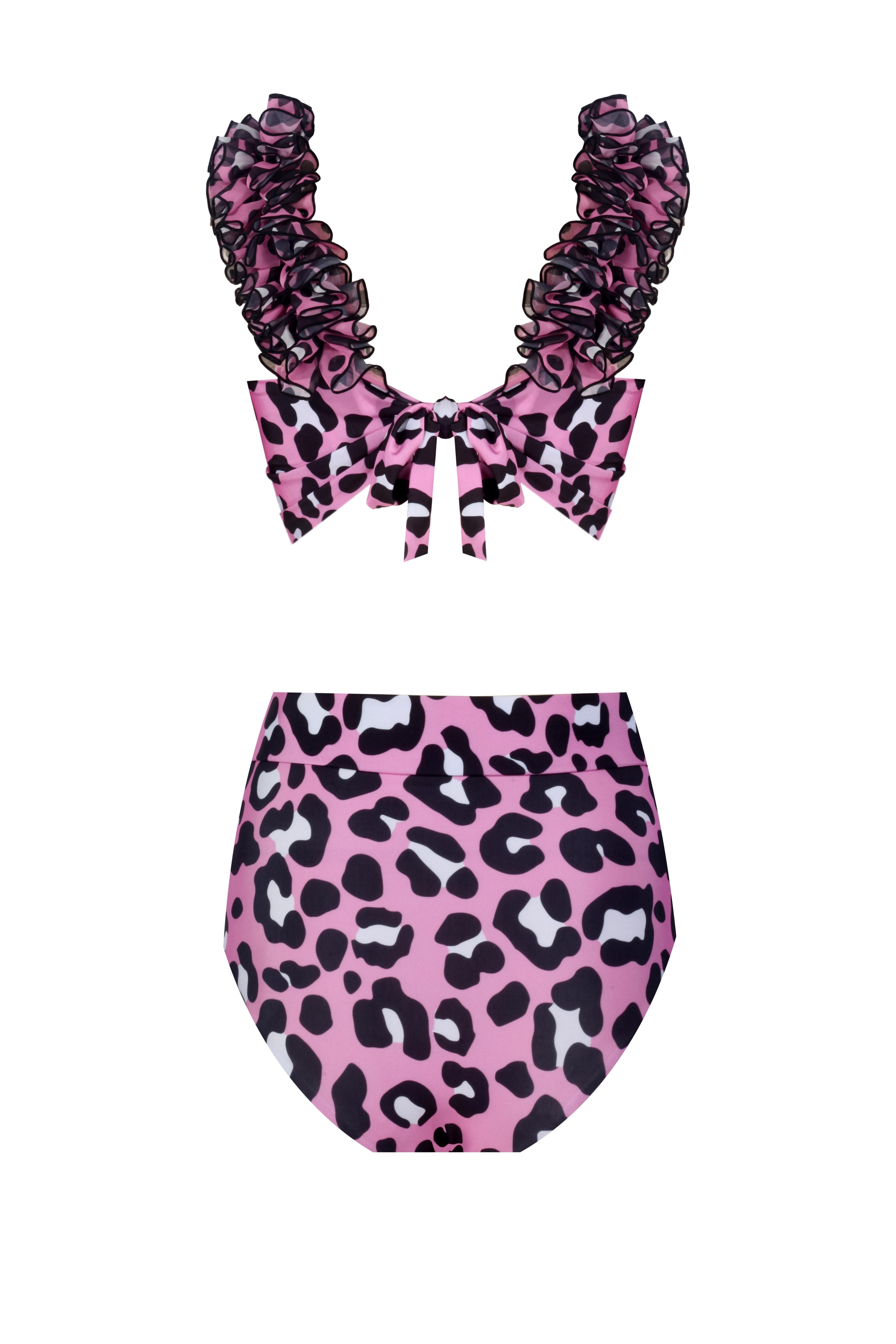Lily Pink Leo Bikini Set