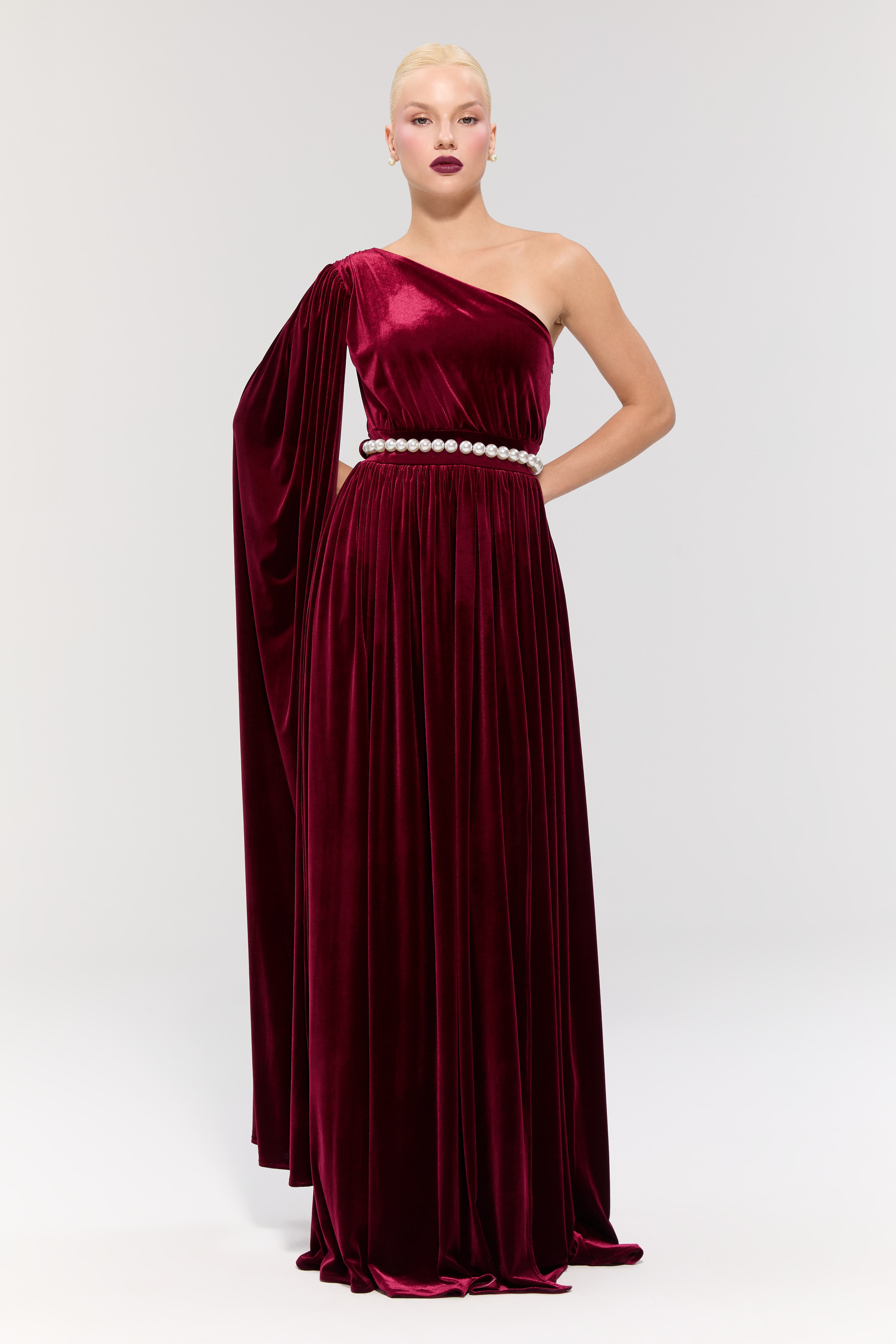 Baglioni Burgundy Gown