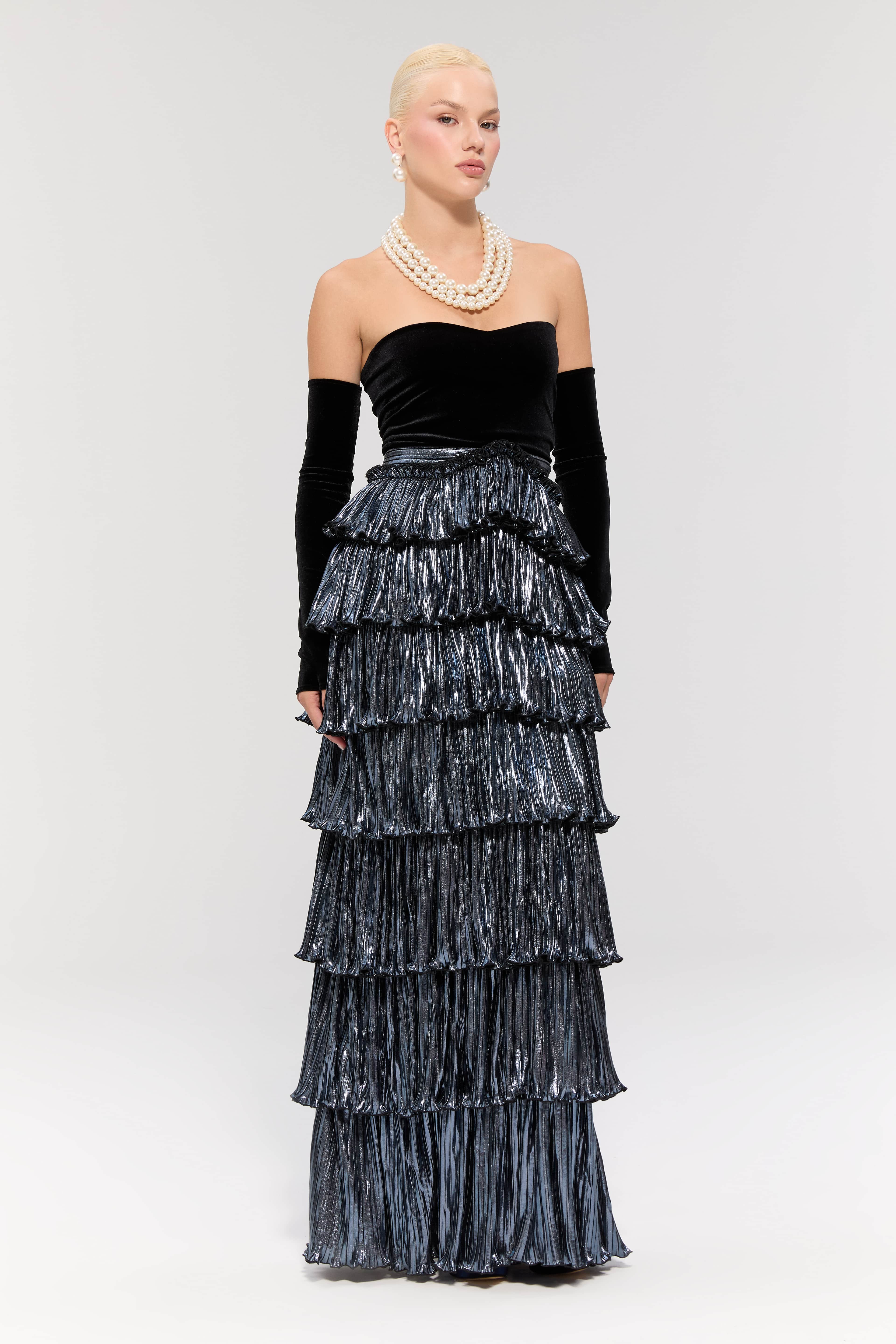 Sapphire Versailles Gown