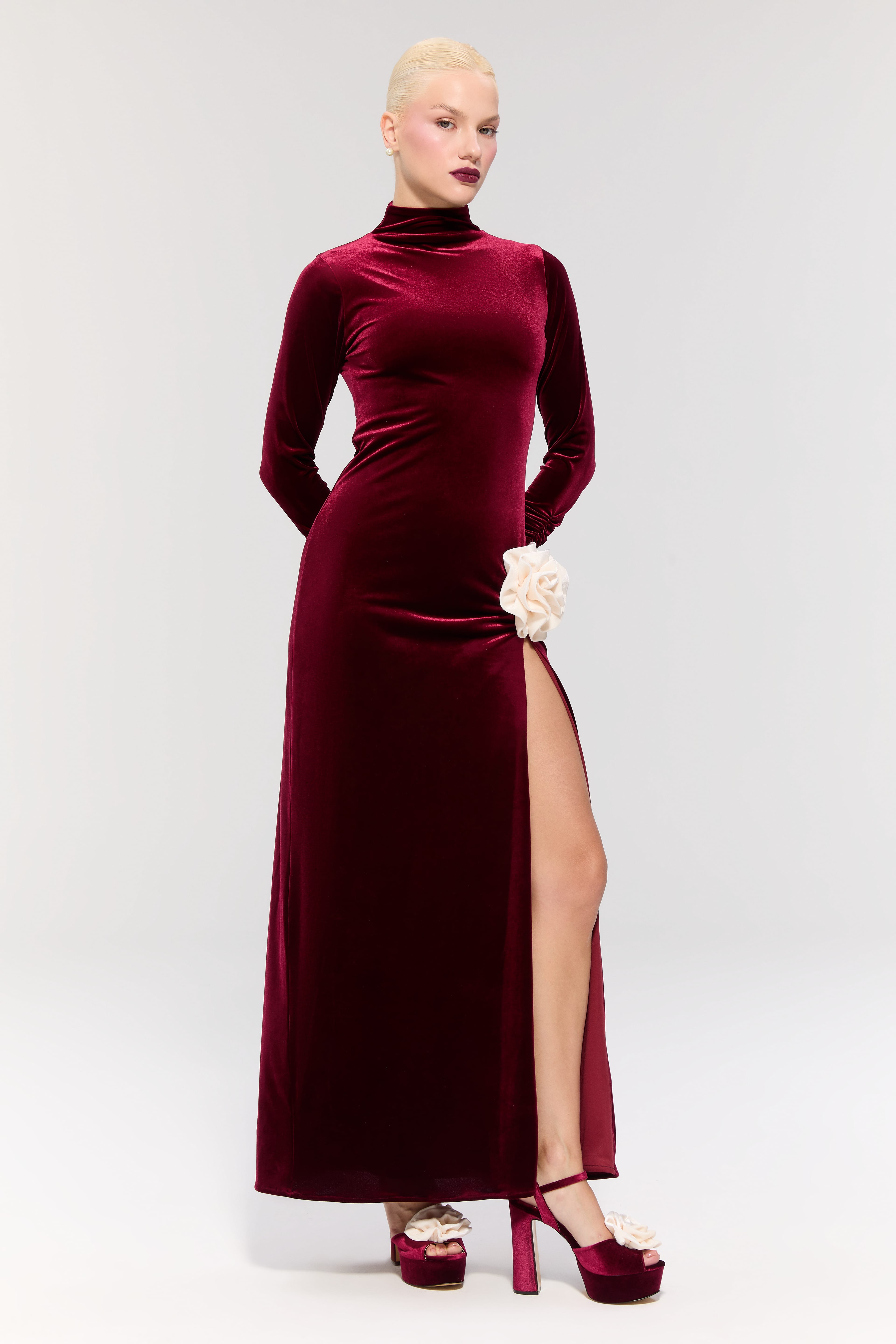 Queen’s Chamber Burgundy Dress