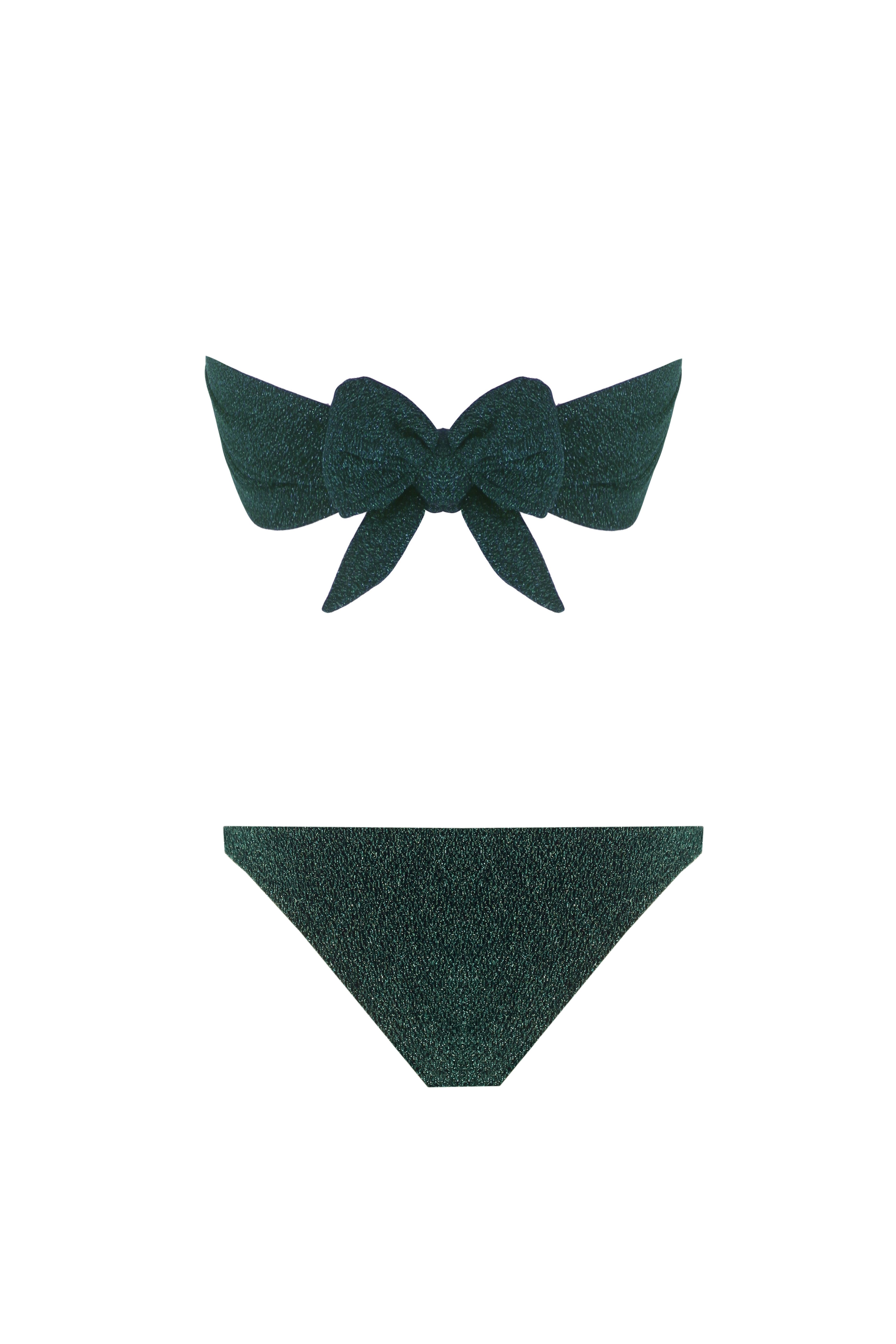 Sun 3 In 1 Sparkle Green Bikini