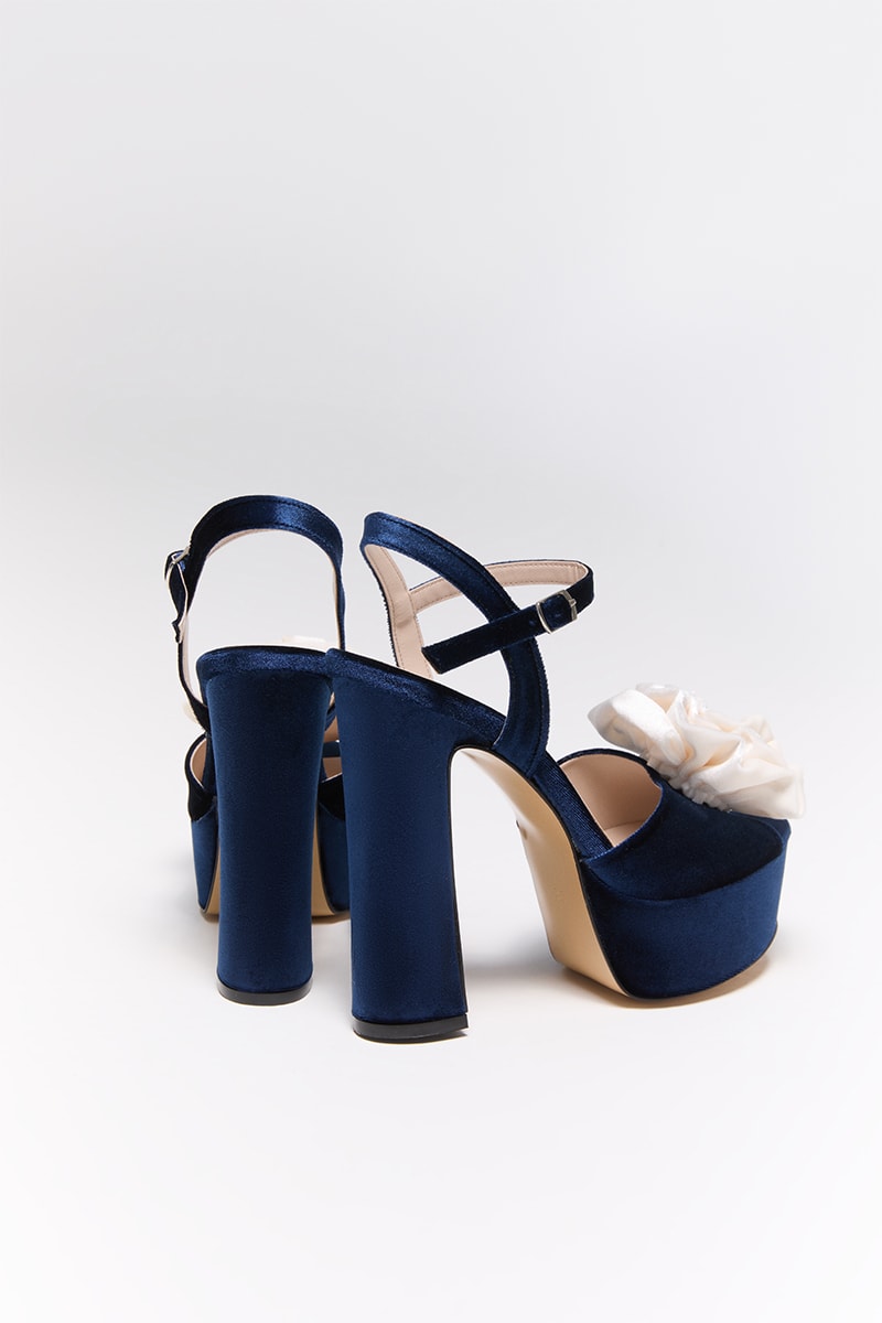 Bloom Navy Heels