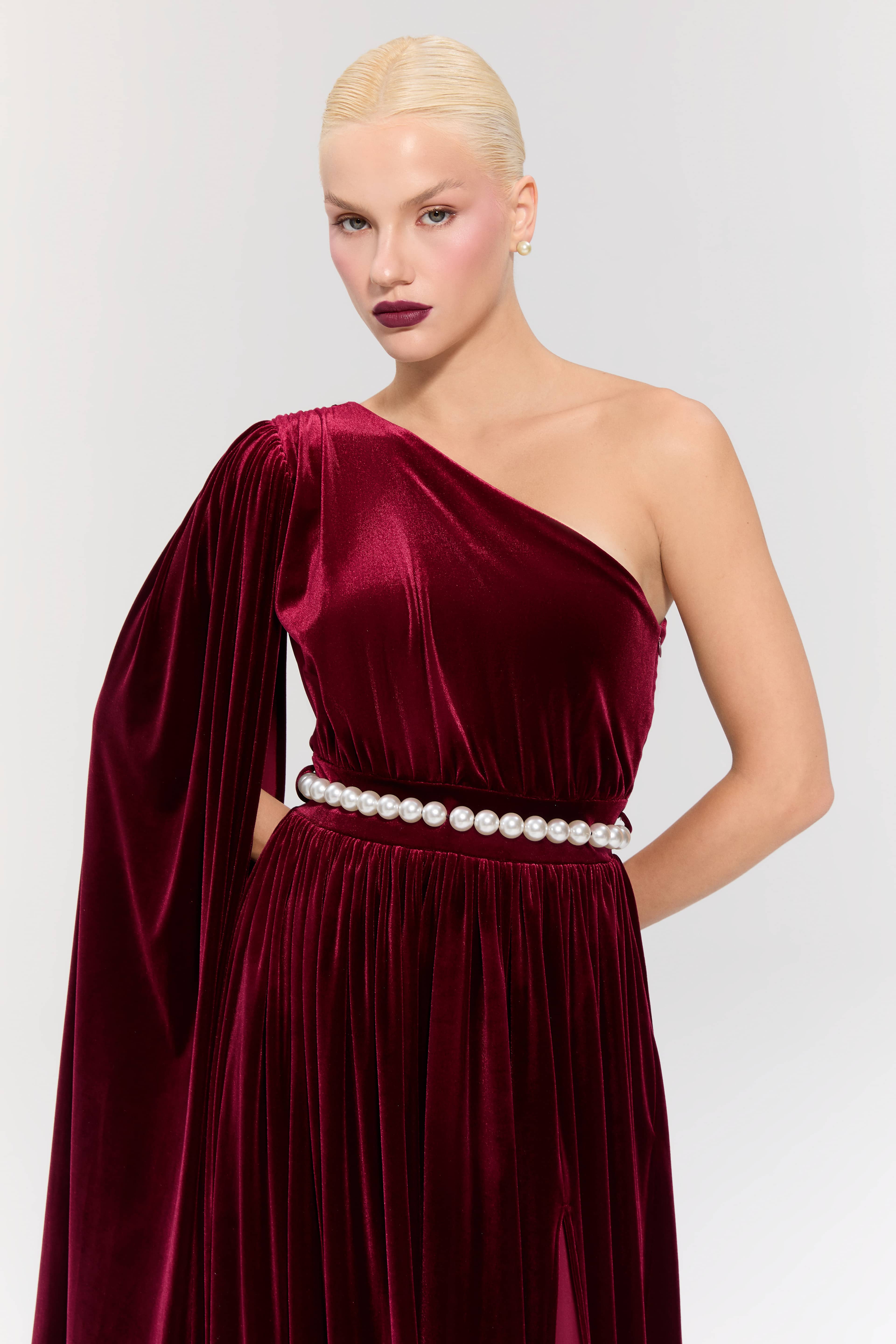 Baglioni Burgundy Gown