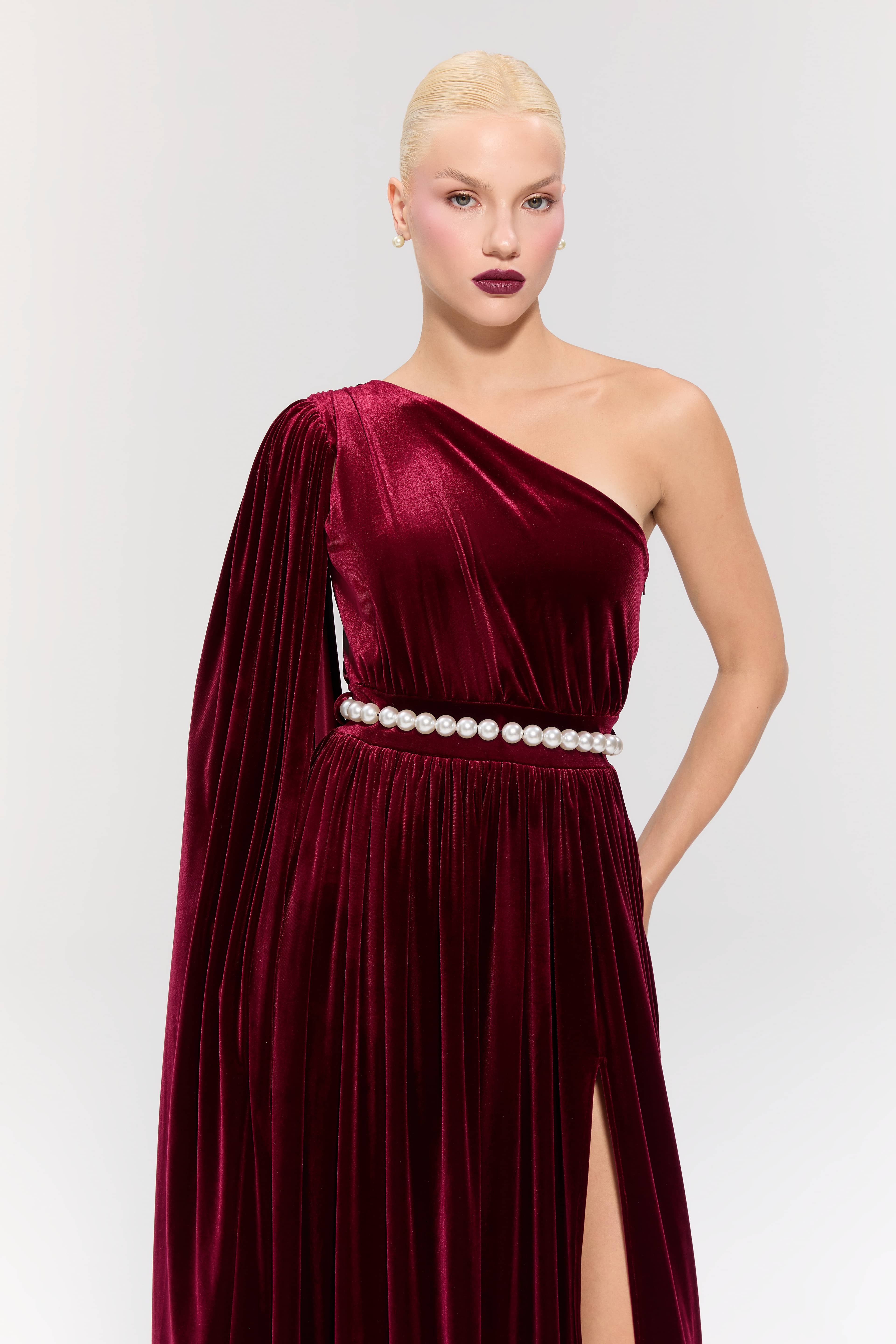 Baglioni Burgundy Gown