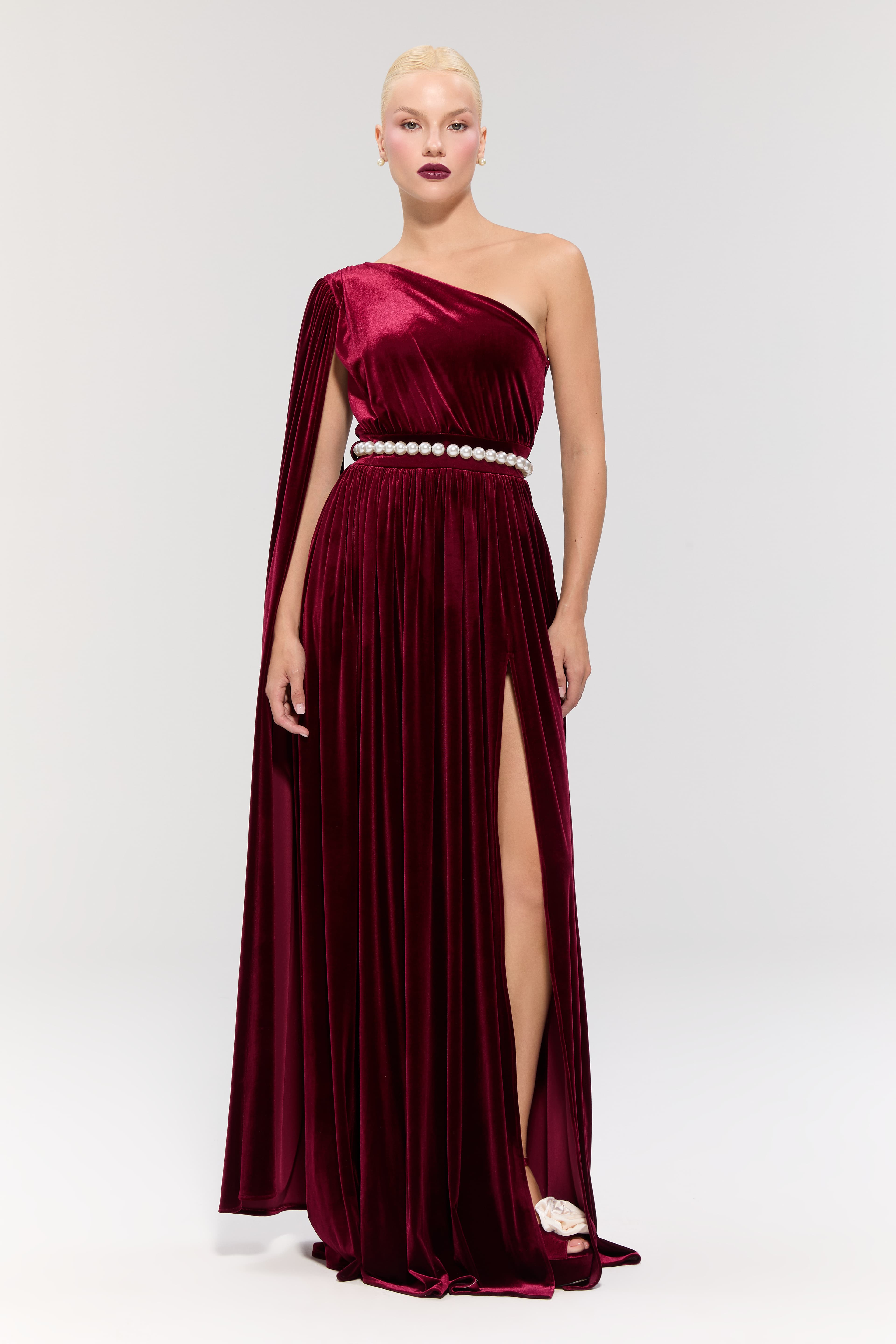 Baglioni Burgundy Gown