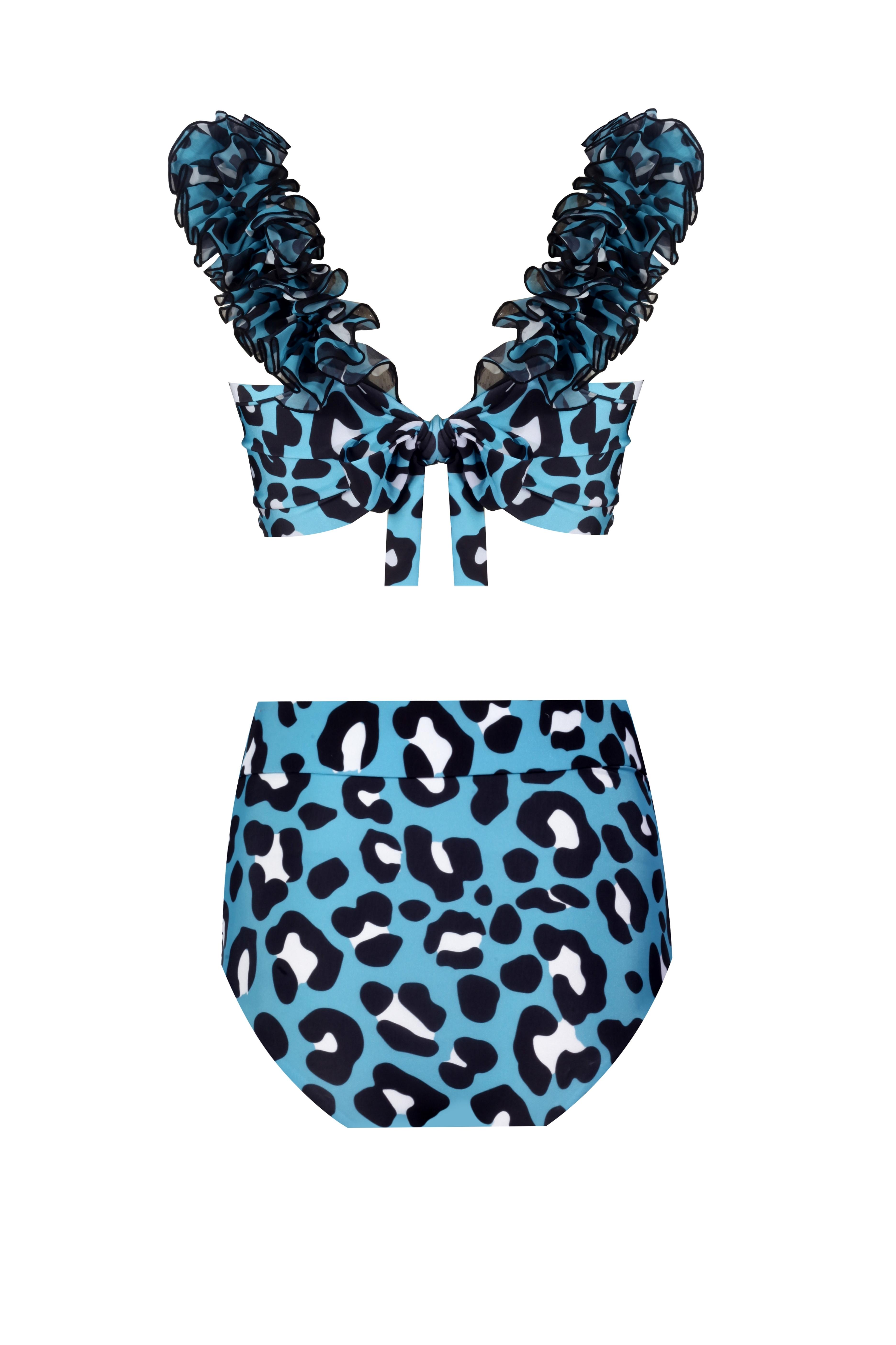 Lily Blue Leo Bikini Set