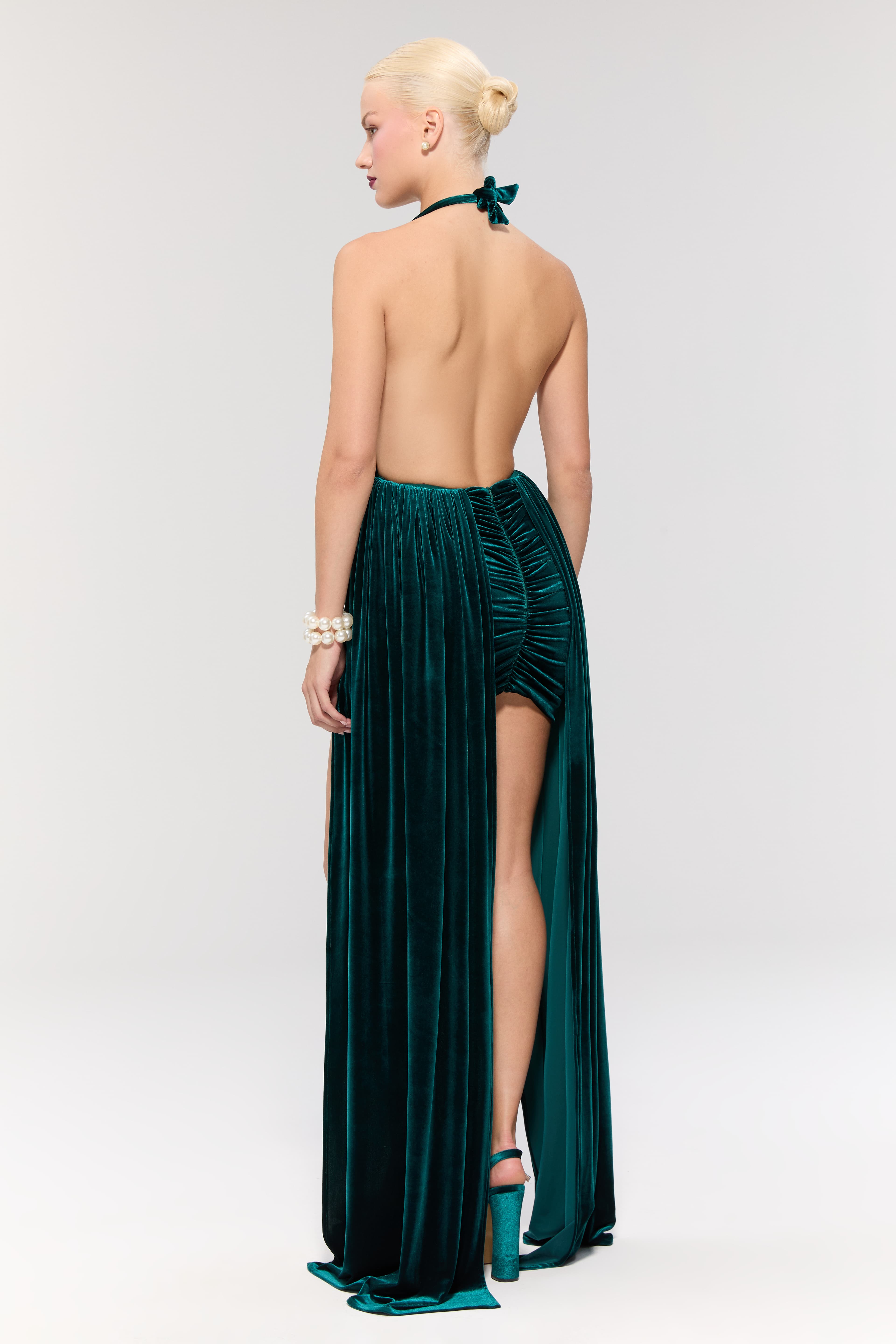 The Heiress Green Mini Dress