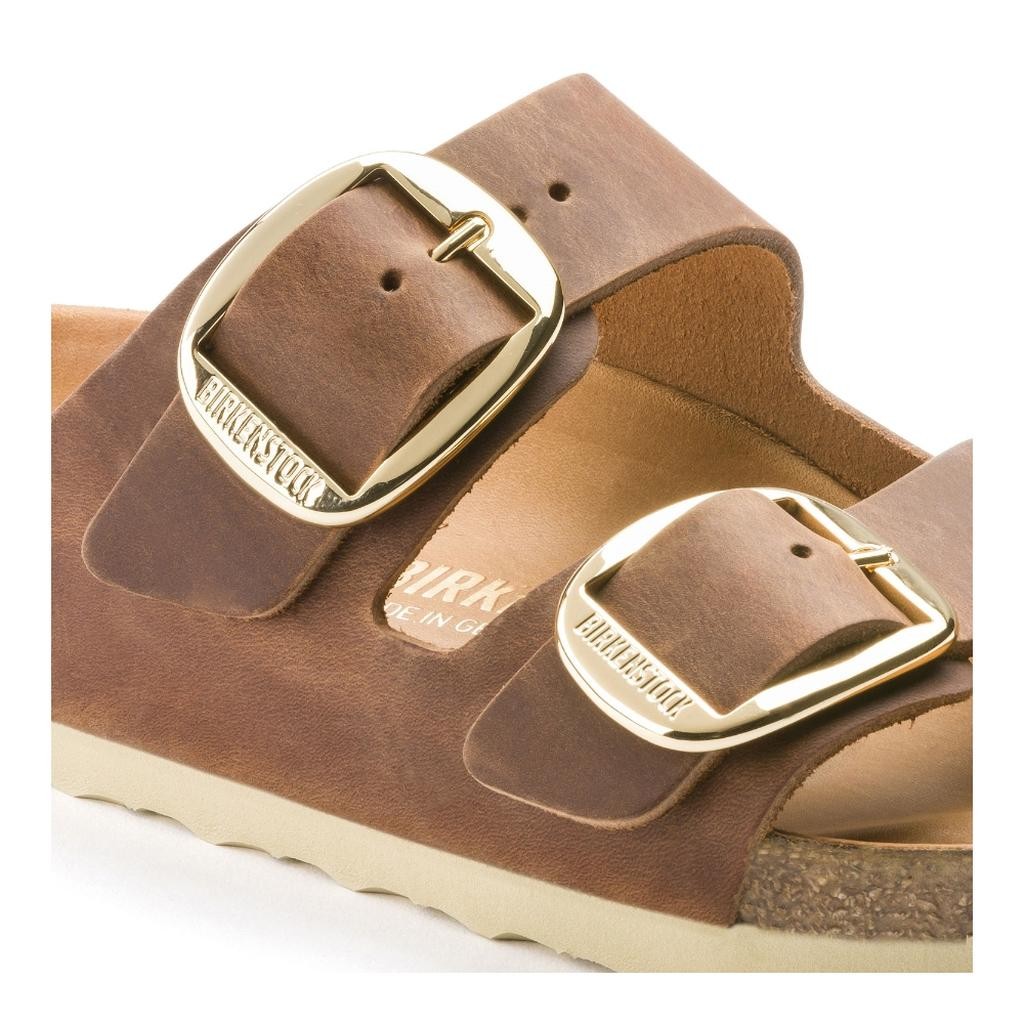 Birkenstock Arızona Bıg Buckle Leoı Kadın Konyak Terlik