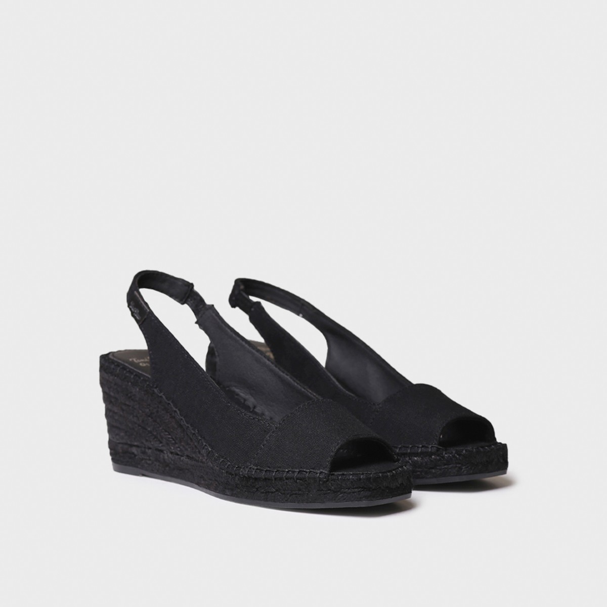 Toni Pons Fıore Kadın Siyah Dolgu Topuk Espadril 1TONW2025059