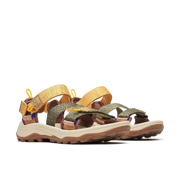 Merrell Speed Fushıon Sport Rmx Yeşil-Turuncu Erkek Outdoor Sandalet J007089