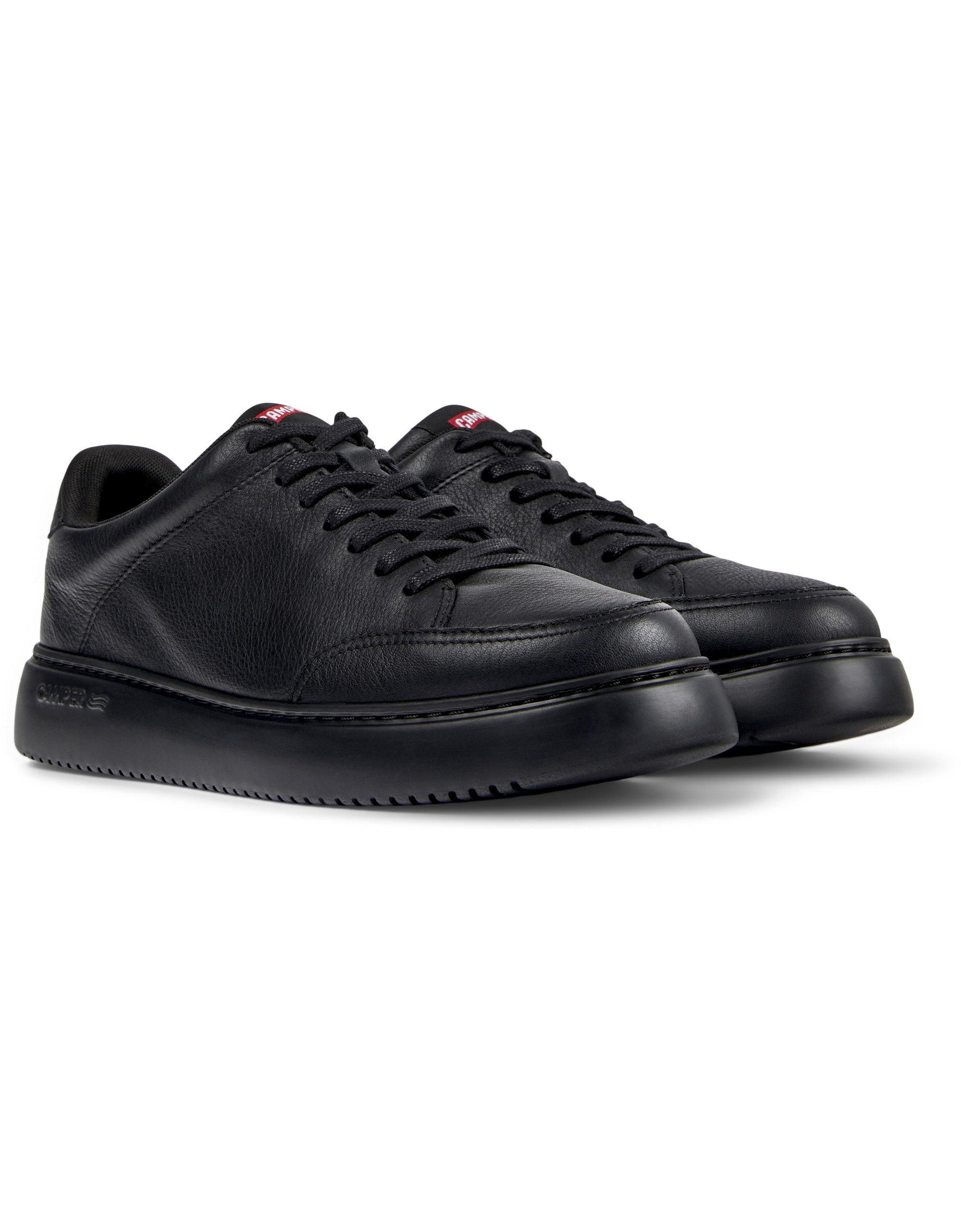 Camper Runner K21 Siyah Deri Erkek Sneaker K100841-015